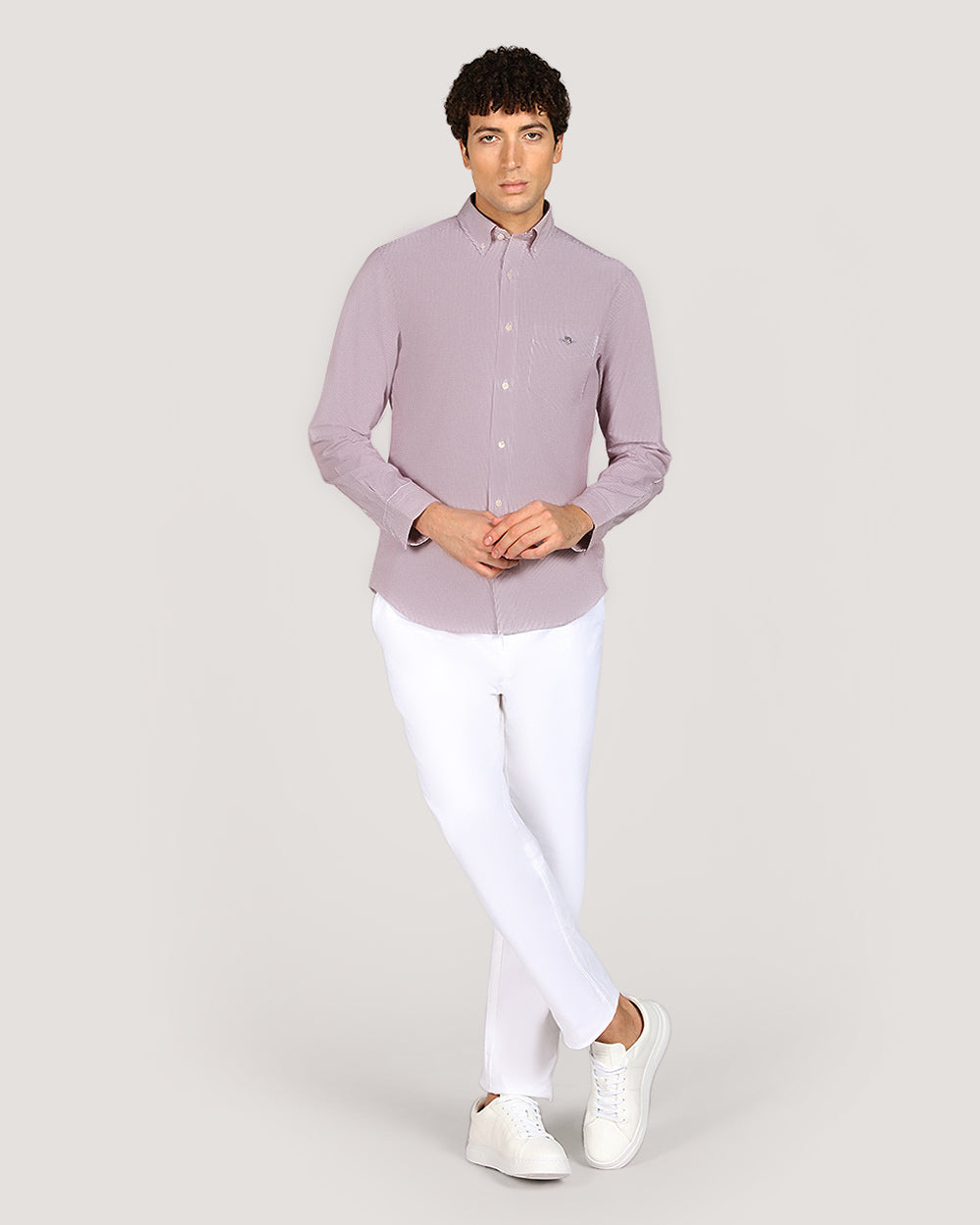 Gant Regular Classic Popl Banker Shirt For Men PLUMPED RED / M