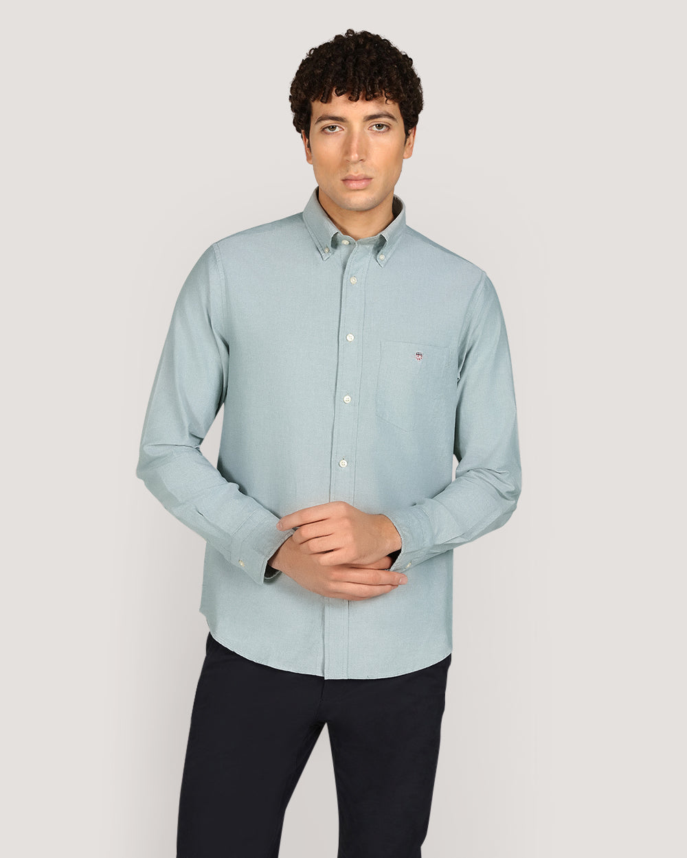 Gant Regular Classic Oxford Shirt For Men FOREST GREEN / M