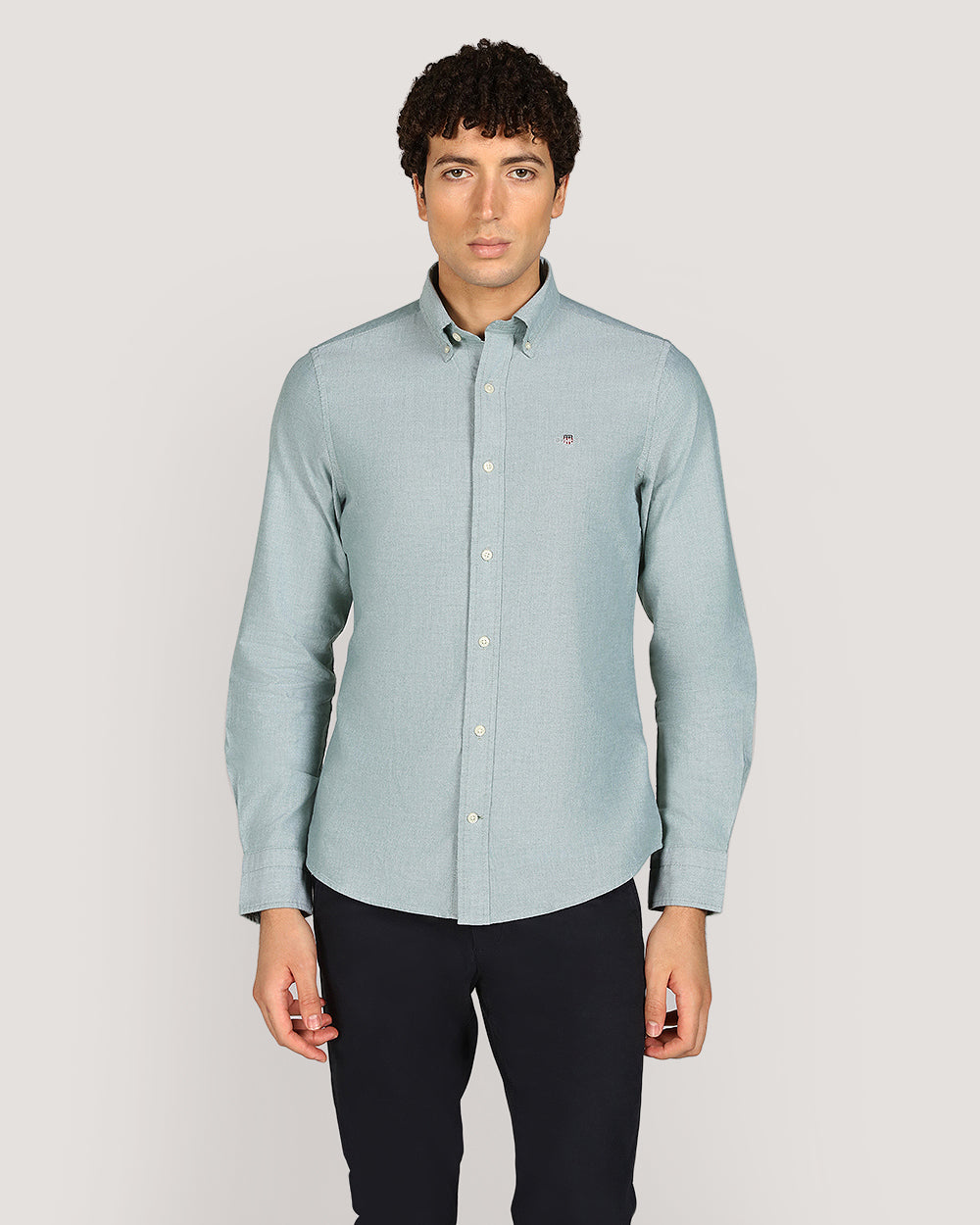 Gant Slim Classic Oxford Shirt For Men FOREST GREEN / M