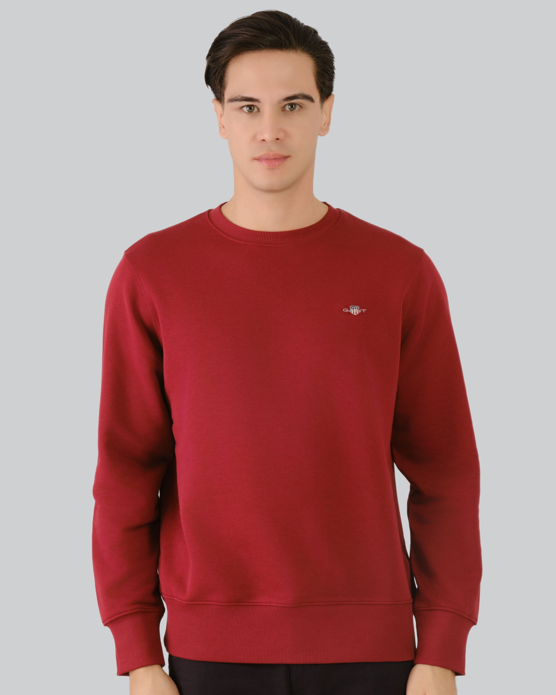 Shield Crew Neck Sweatshirt Plumped Red / M