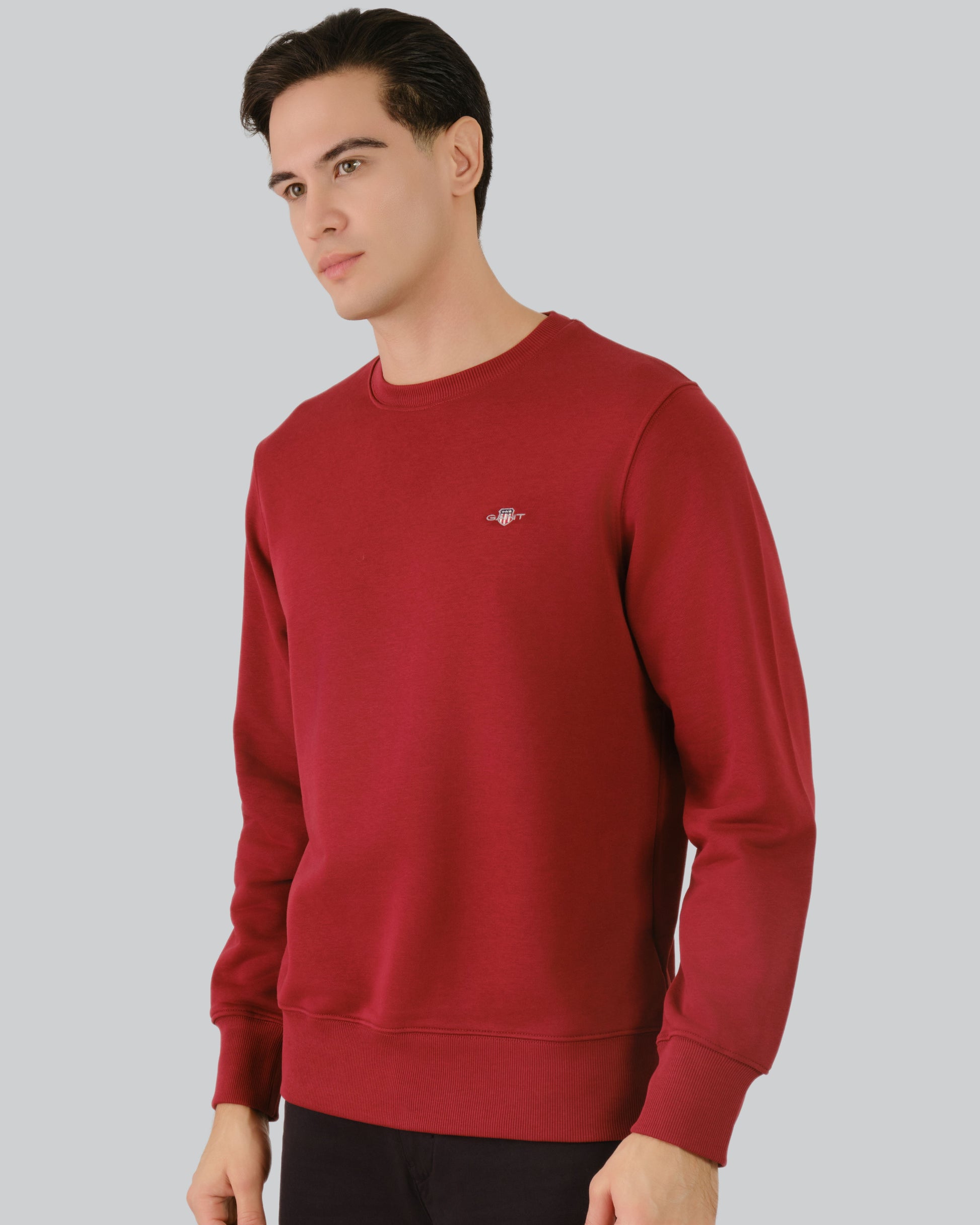 Shield Crew Neck Sweatshirt Plumped Red / M