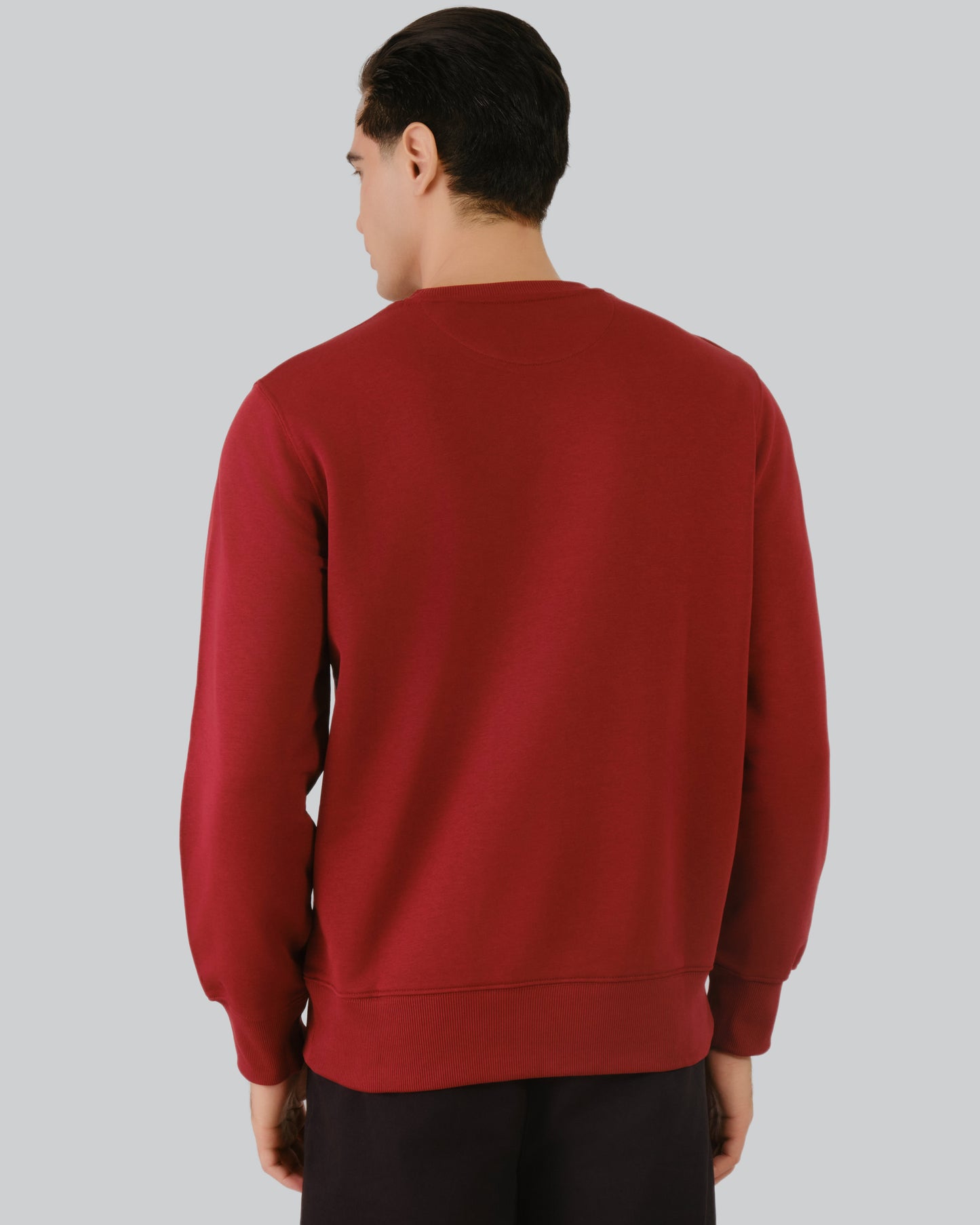 Shield Crew Neck Sweatshirt Plumped Red / M