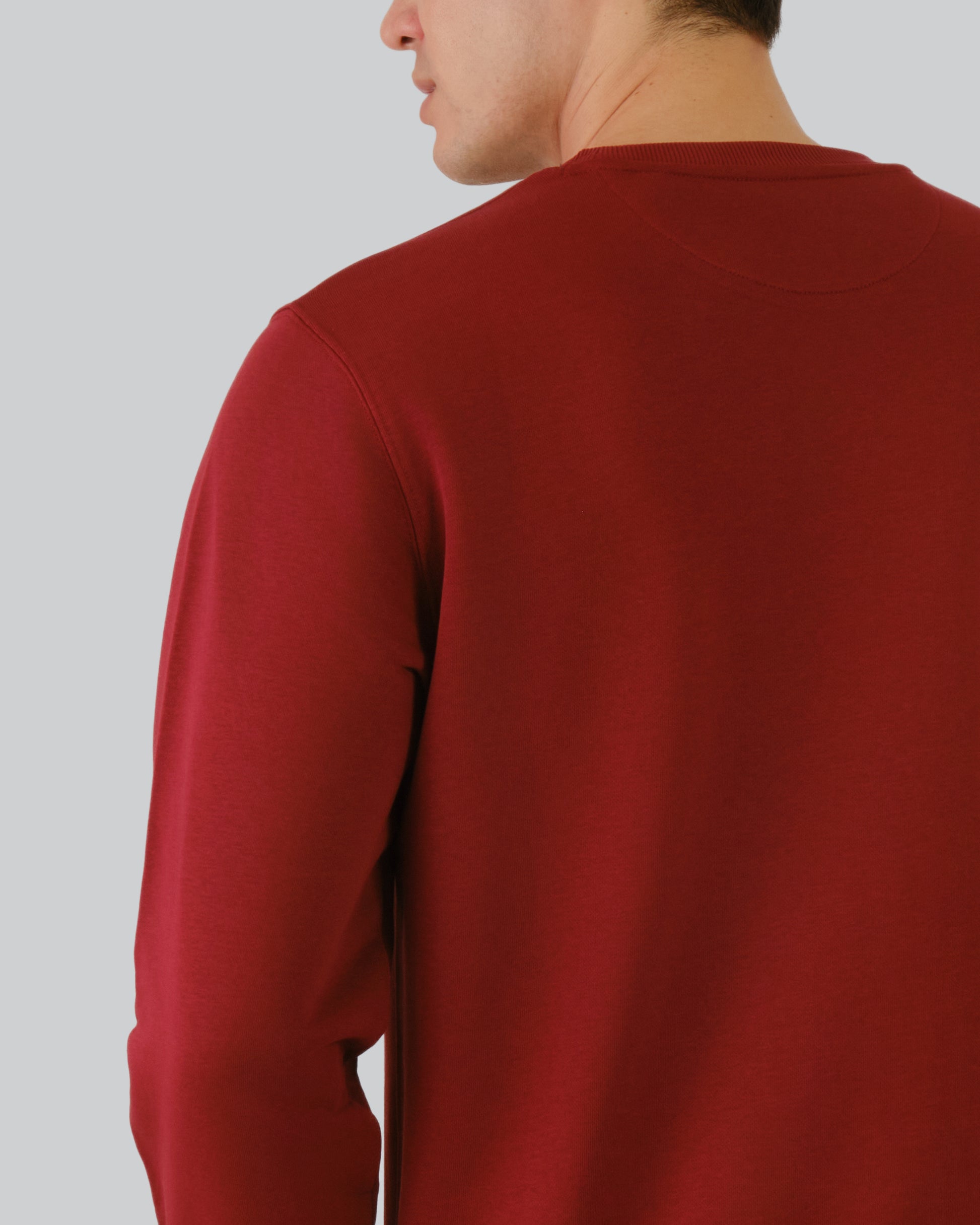 Shield Crew Neck Sweatshirt Plumped Red / M