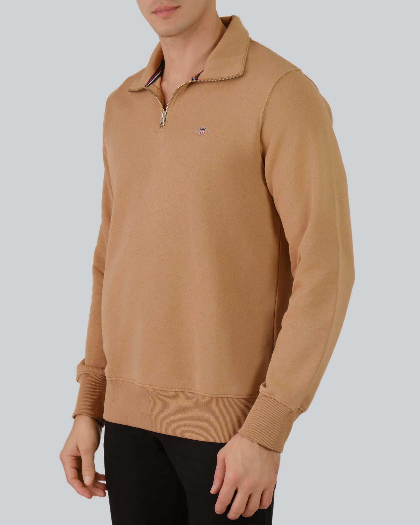 Shield Half-Zip Sweatshirt Warm Khaki / M