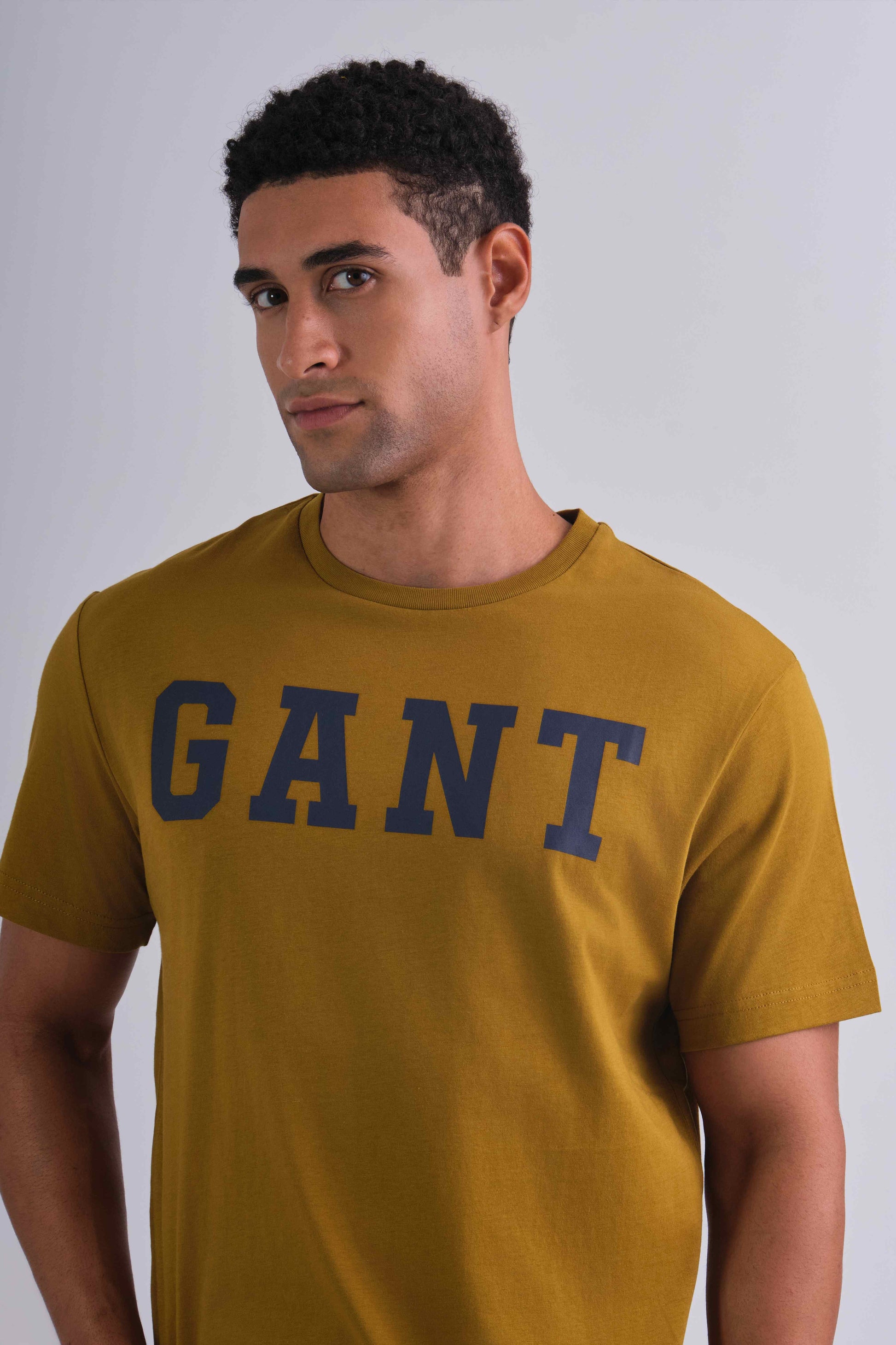 Gant Logo T-Shirt Woody Brown / M