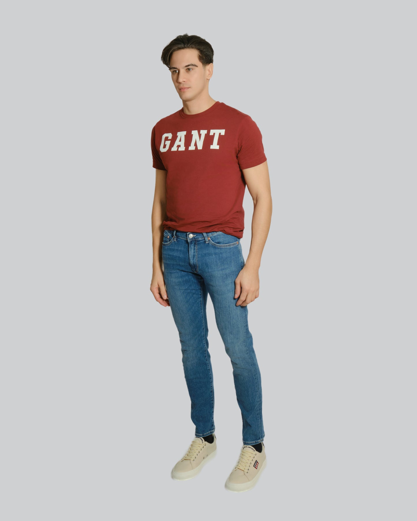 Gant Logo T-Shirt Plumped Red / M