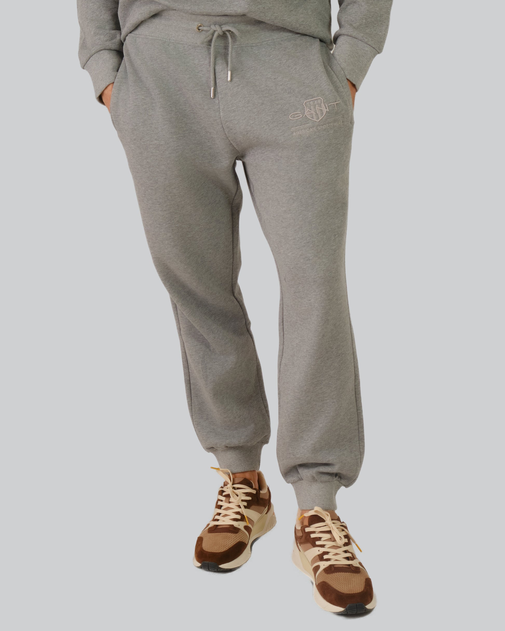 Tonal Archive Shield Sweatpants Grey Melange / M