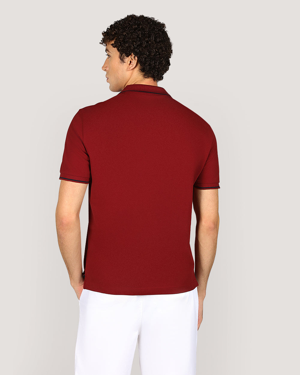 Gant Tippg Short Sleeve Piqué Polo Shirt For Men PLUMPED RED / M