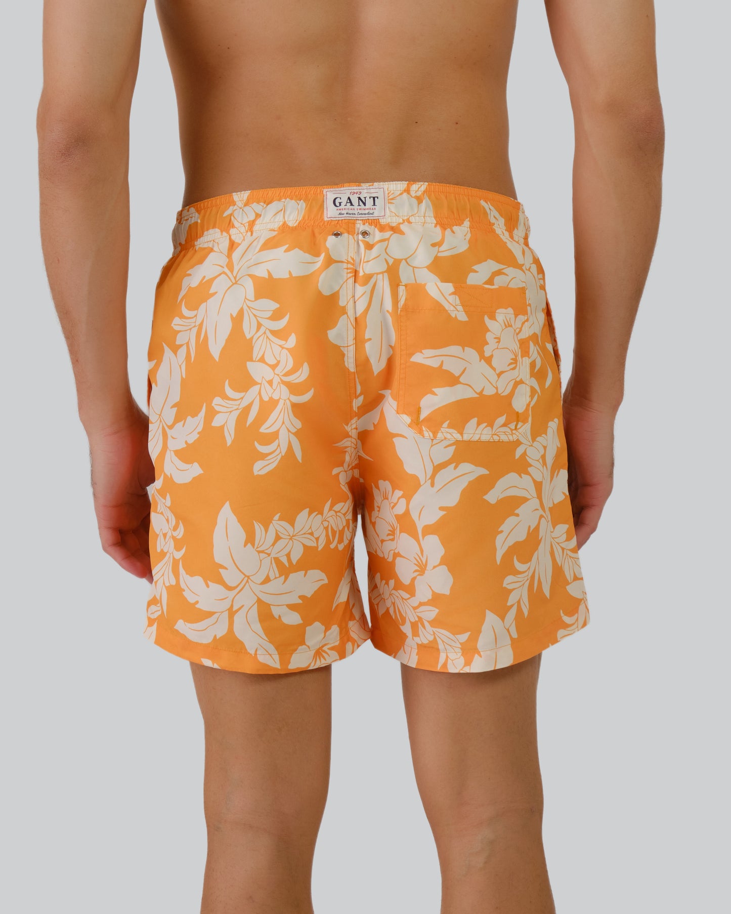 Palm Lei Print Swim Shorts Medal Yellow / M