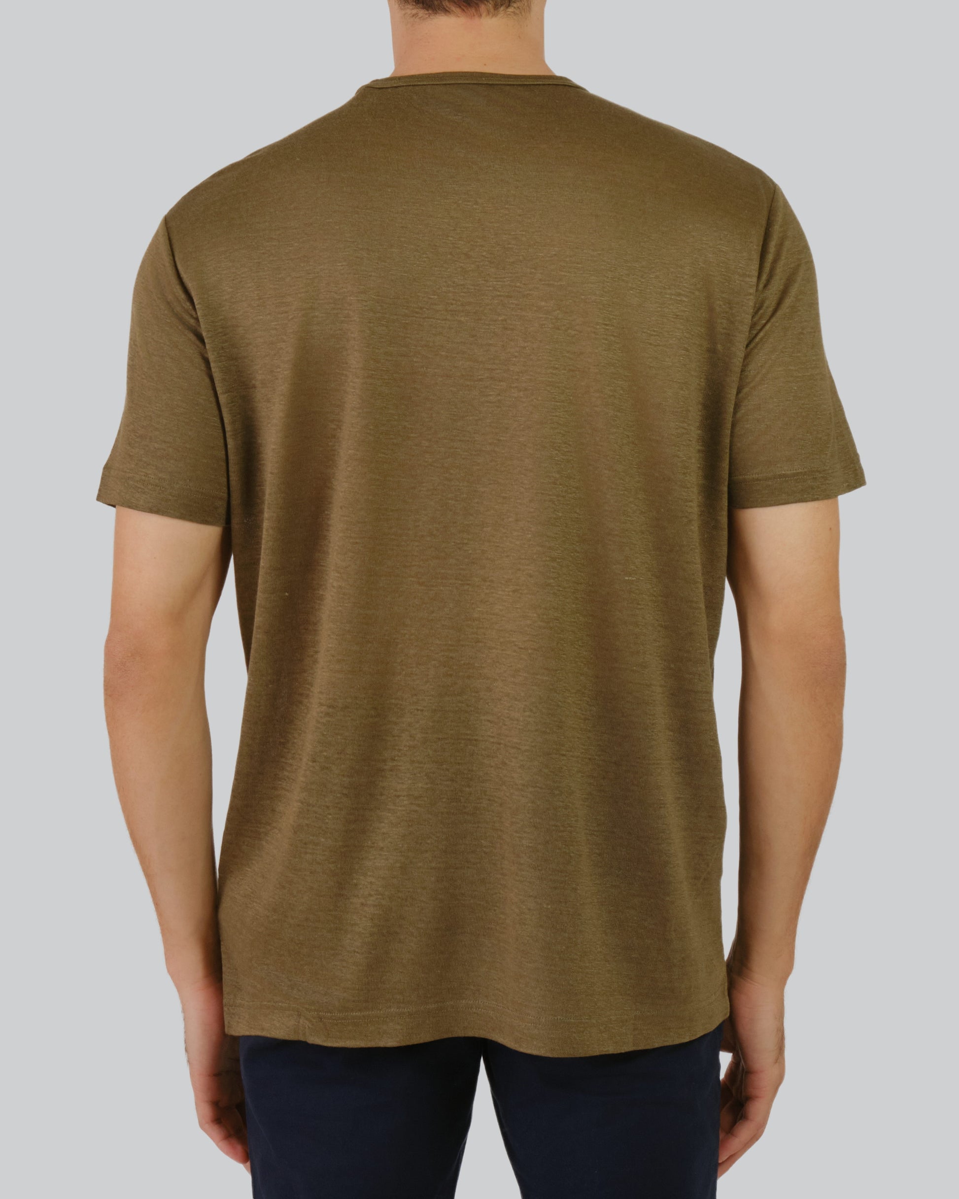 Linen T-Shirt Juniper Green / M