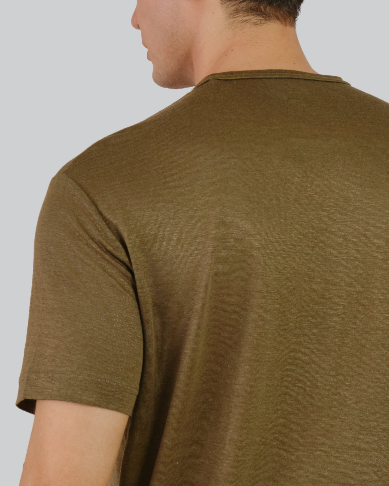 Linen T-Shirt Juniper Green / M