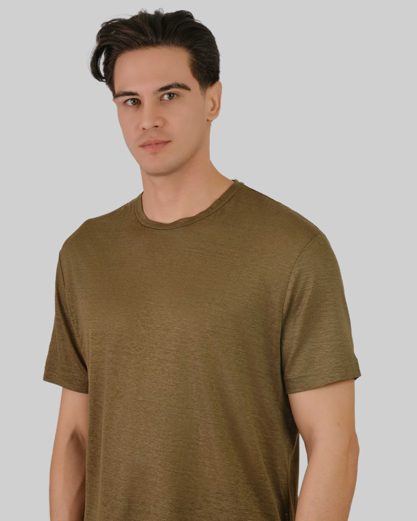 Linen T-Shirt Juniper Green / M