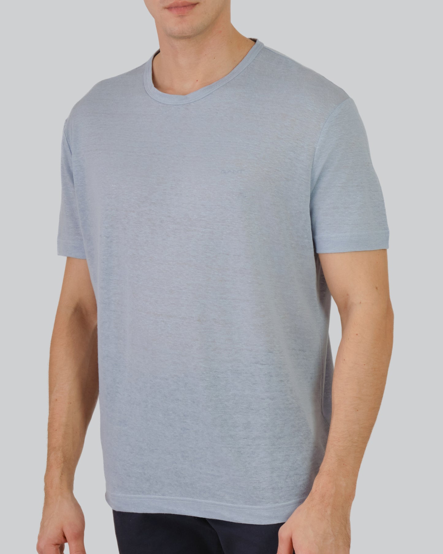 Linen T-Shirt Dove Blue / M