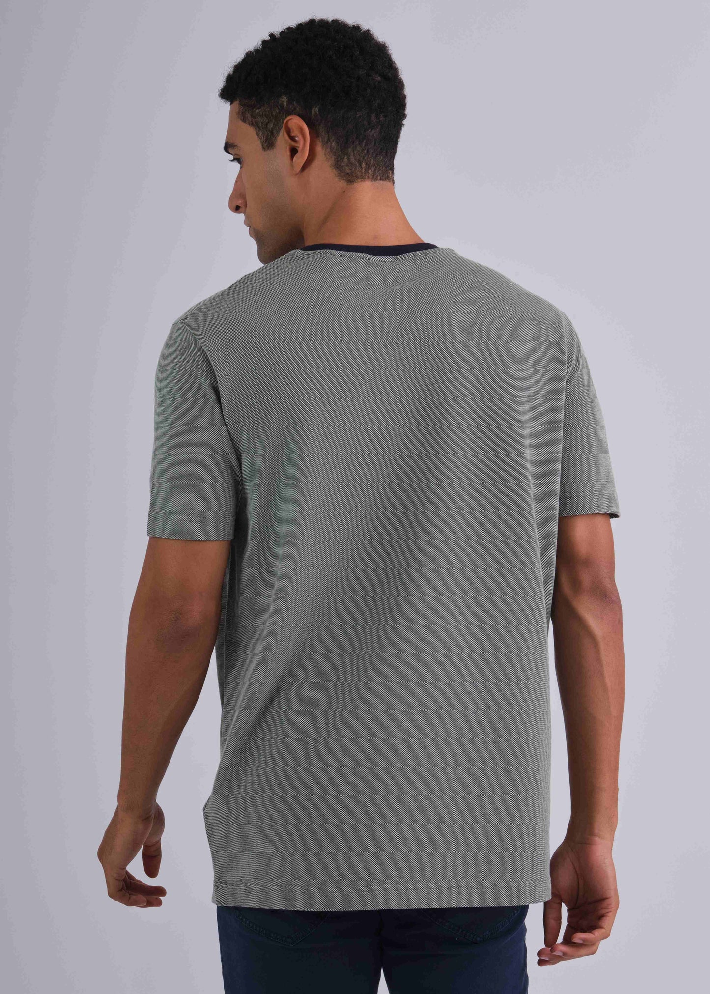 4-Col Oxford Regular T-Shirt Pine Green / M