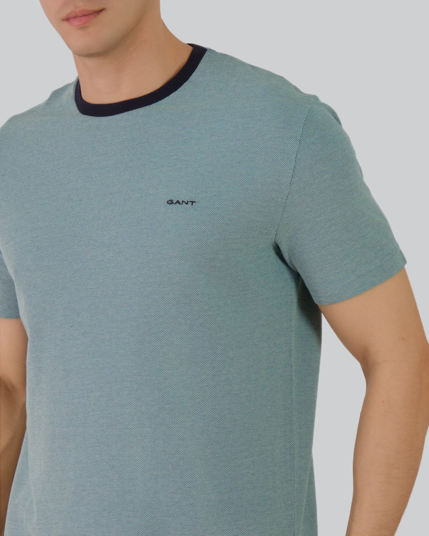 4-Col Oxford Regular T-Shirt Ocean Turquoise / M