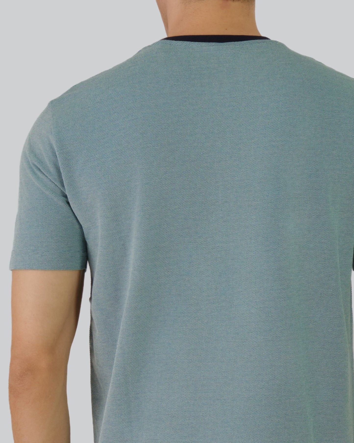 4-Col Oxford Regular T-Shirt Ocean Turquoise / M