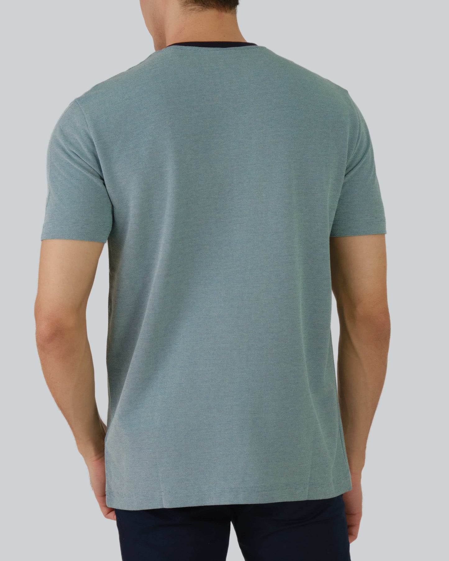 4-Col Oxford Regular T-Shirt Ocean Turquoise / M