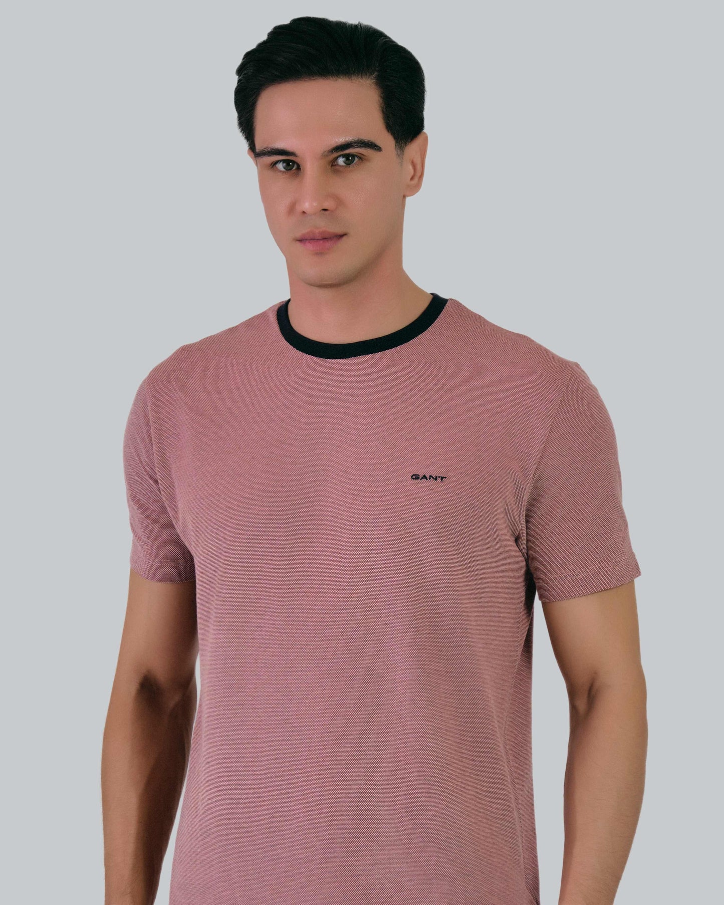 4-Col Oxford Regular T-Shirt Sunset Pink / M