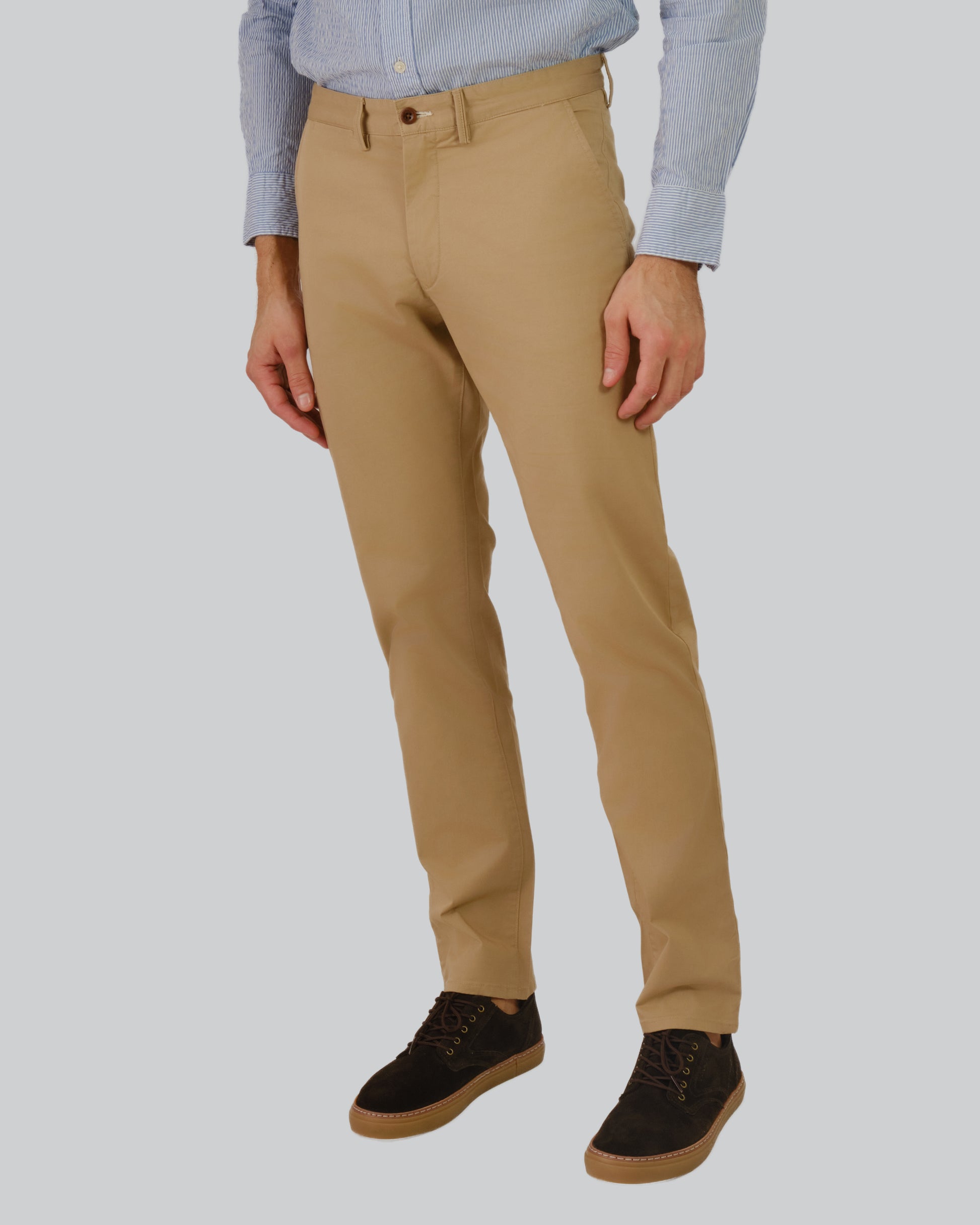 Af Tapered Stretch Twill Chinos Dark Khaki / 32X32