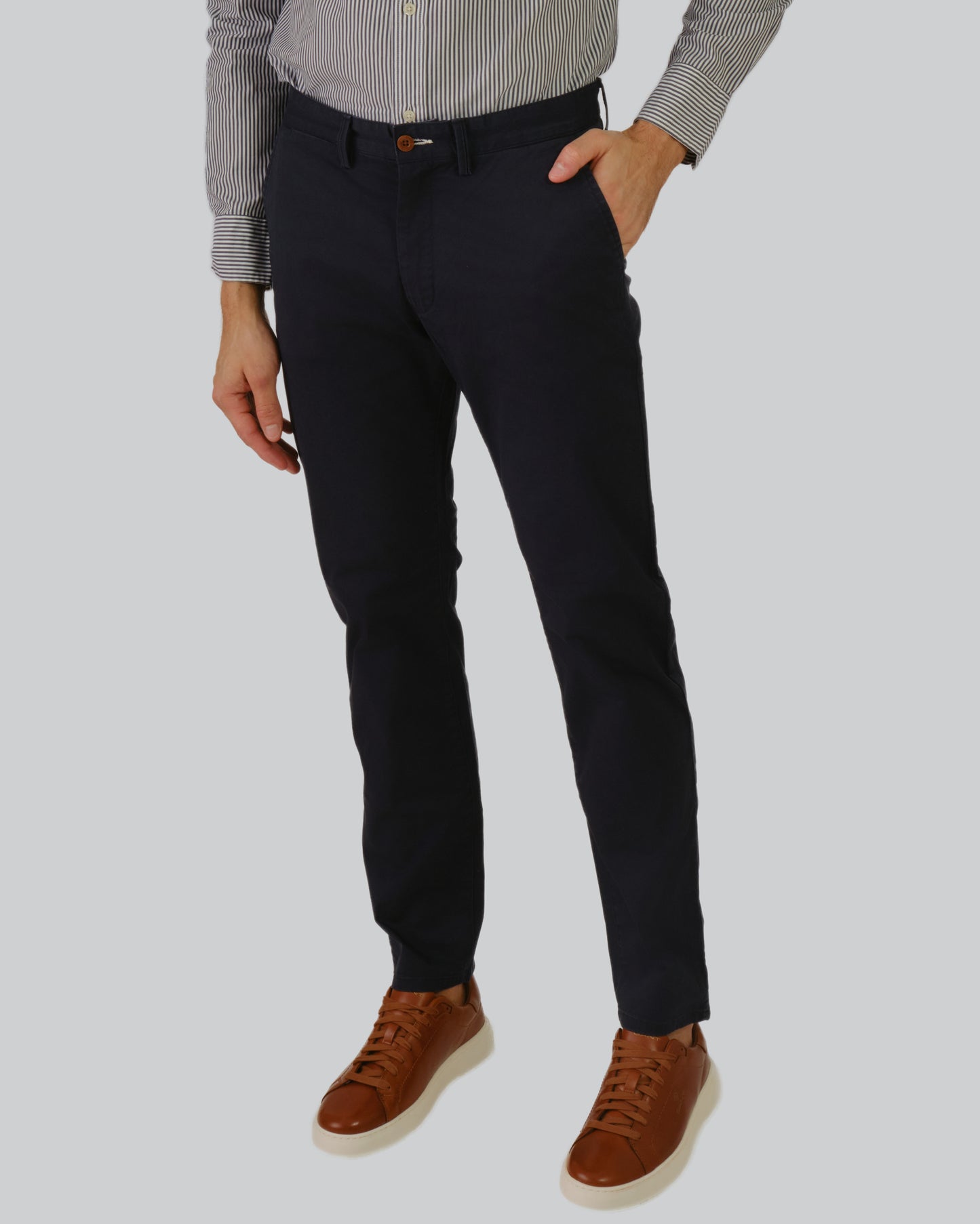 Af Tapered Stretch Twill Chinos Marine / 32X32