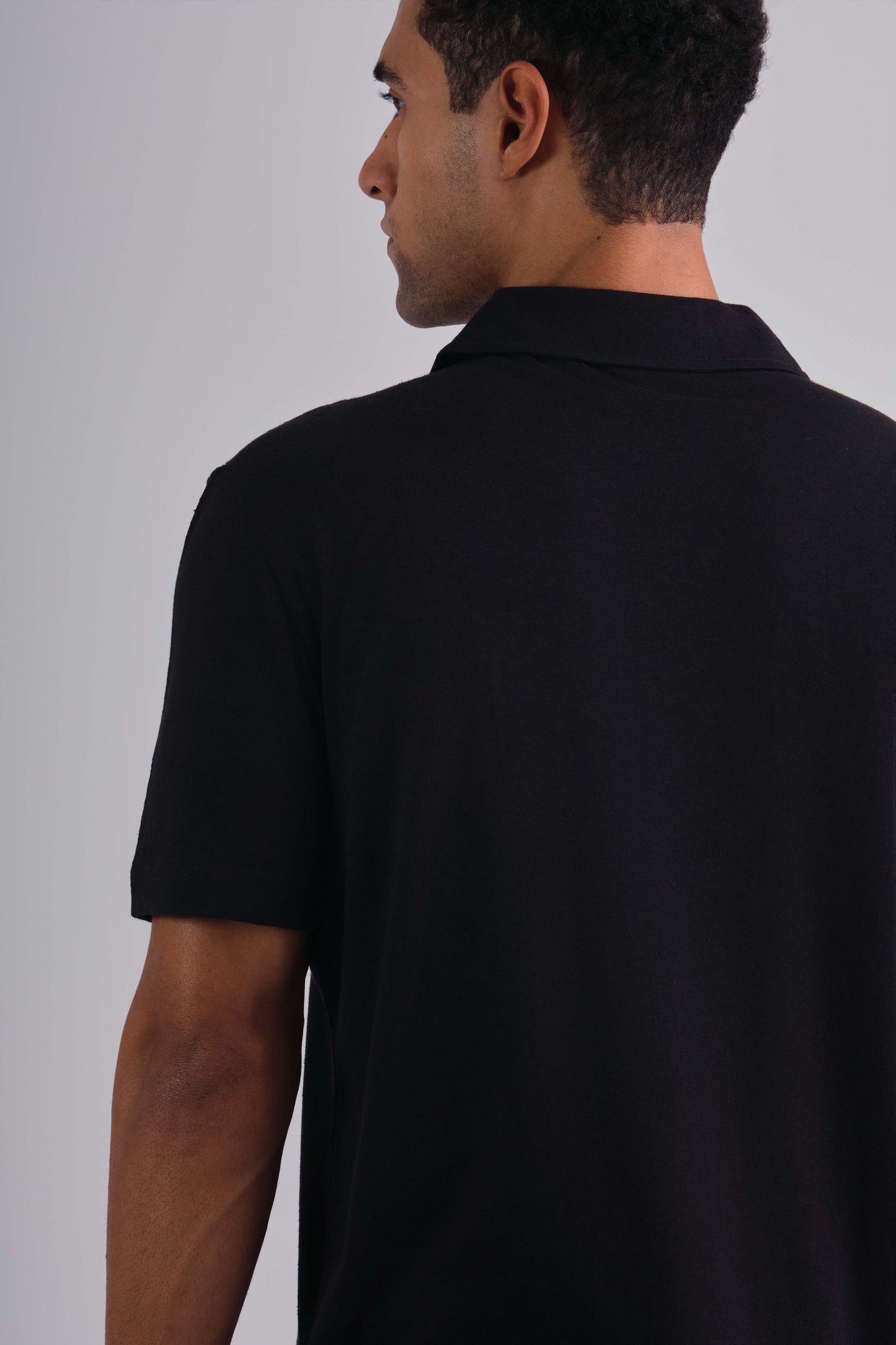 Neps Texture Polo Black / M