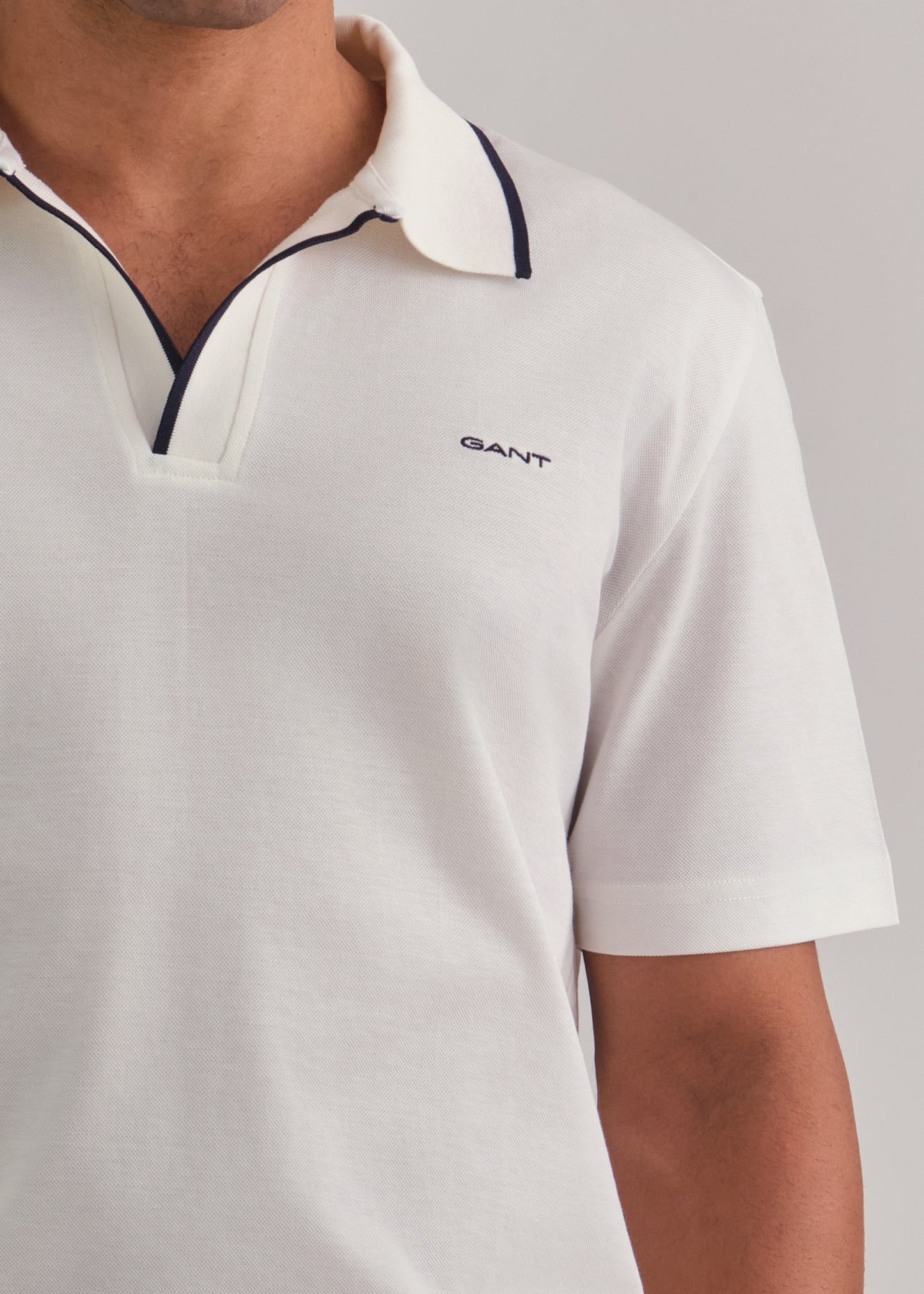 Tipping Collar Polo Eggshell / M