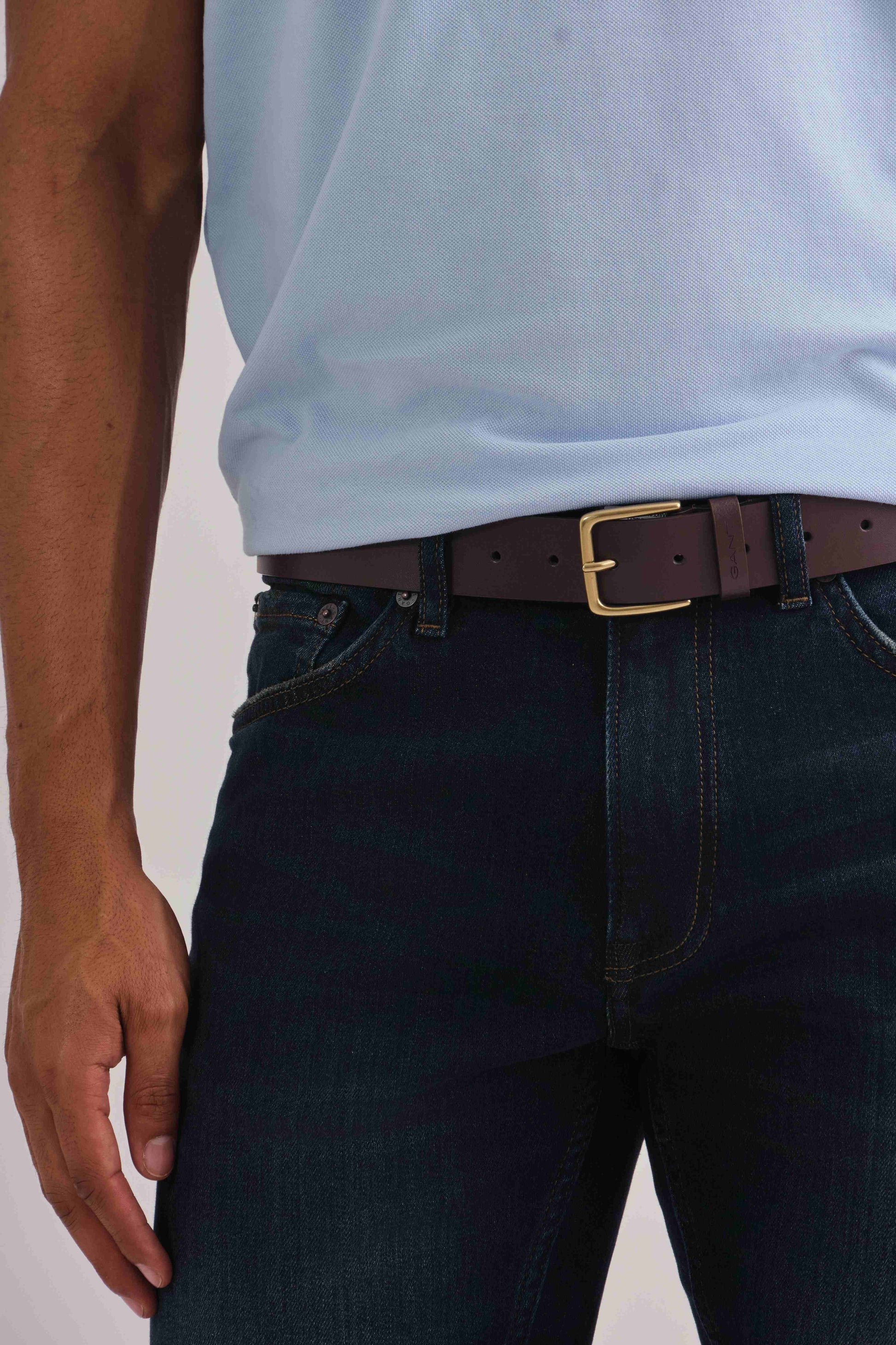 Leather Belt Soil Brown / S-M