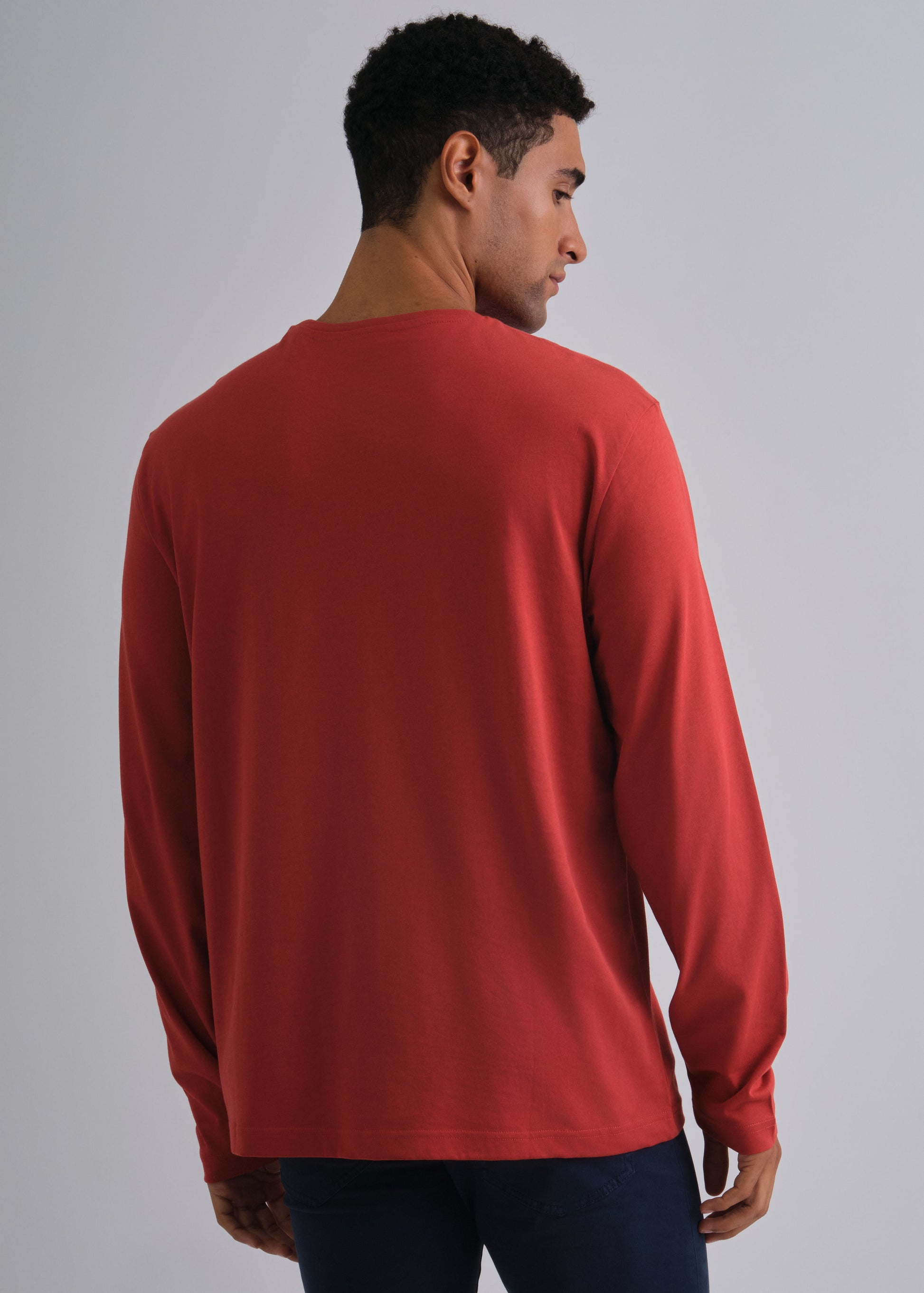 Shield Long Sleeve T-Shirt Iron Red / M