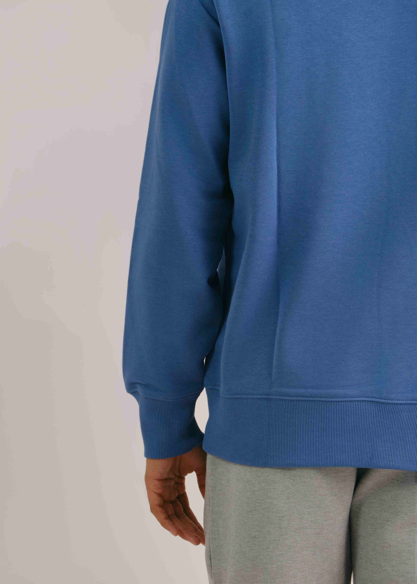 Regular Fit Shield C-Neck Sweat Vintage Blue / M