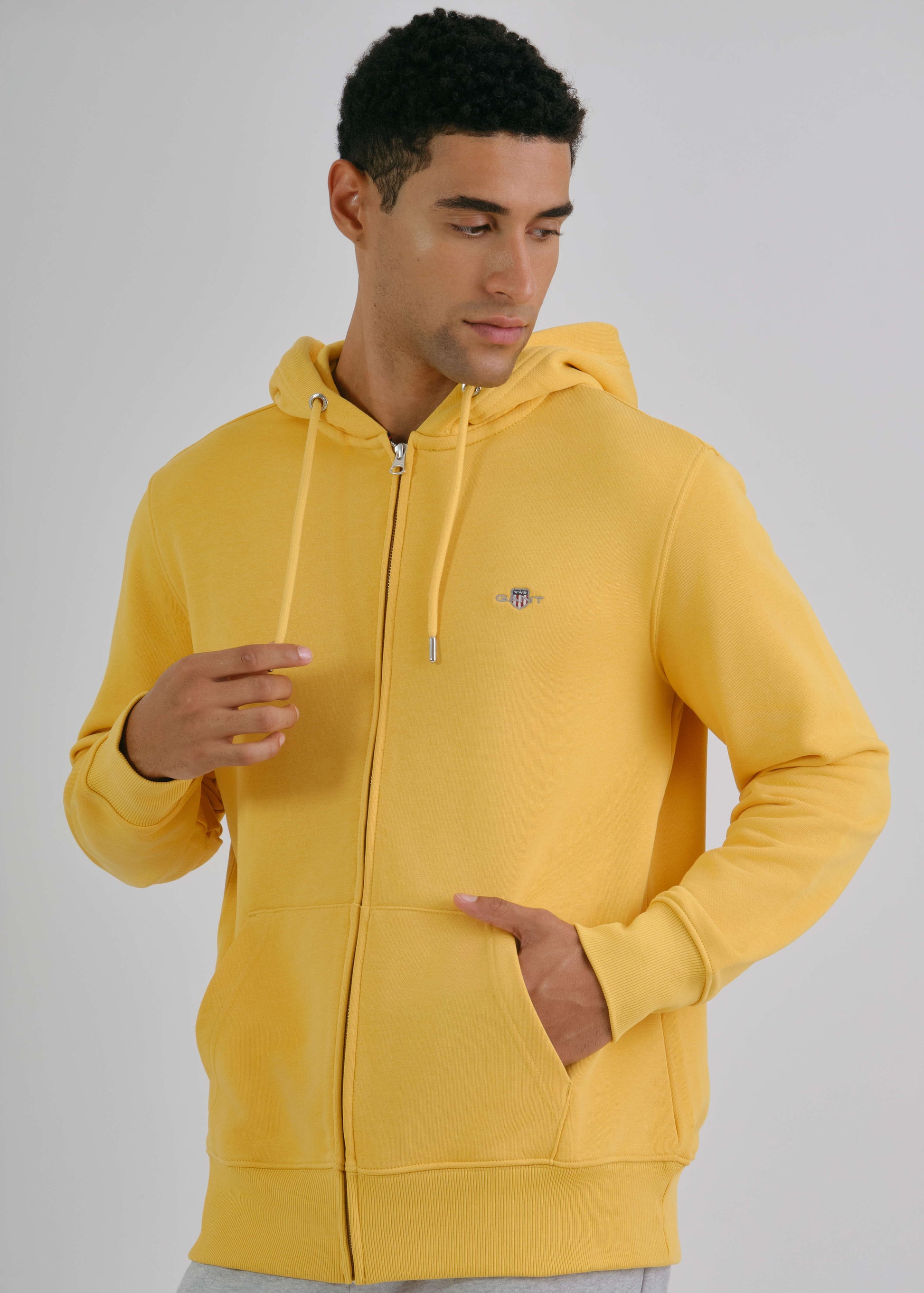 Regular Fit Shield Full Zip Hoodie Faded Sunset / M