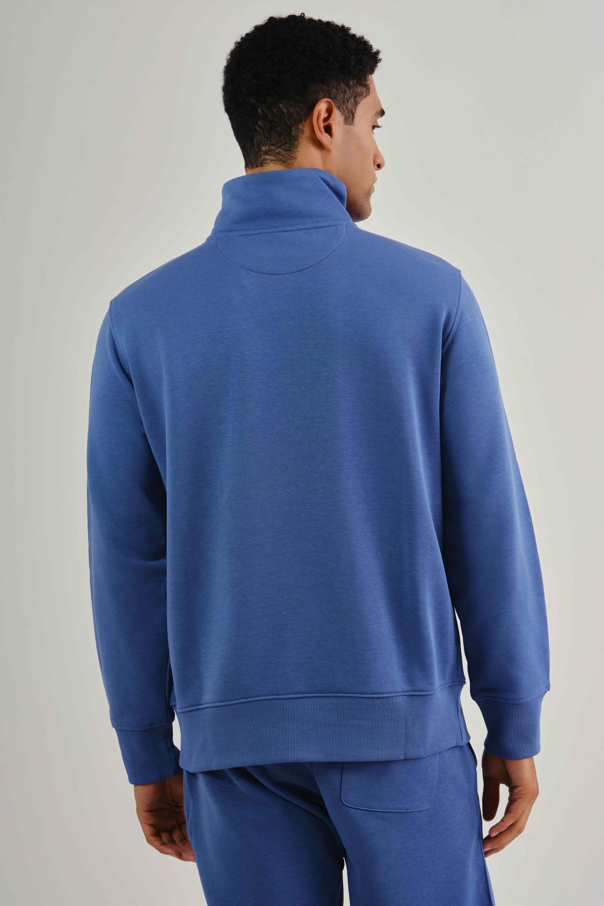 Shield Half-Zip Sweatshirt Vintage Blue / M