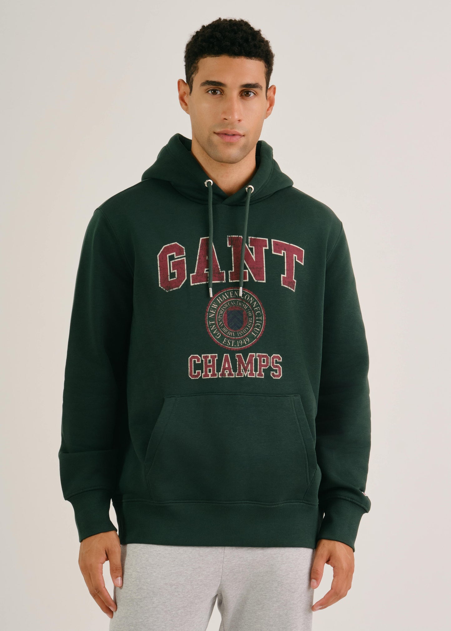 Champs Graphic Hoodie Tartan Green / M