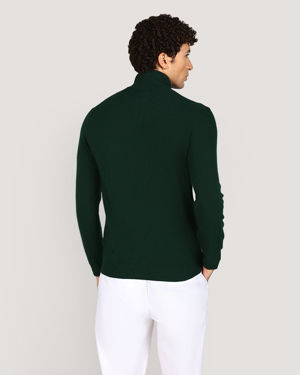 Gant Menswear Extrafe Lambswool Zip Cardigan TARTAN GREEN / M