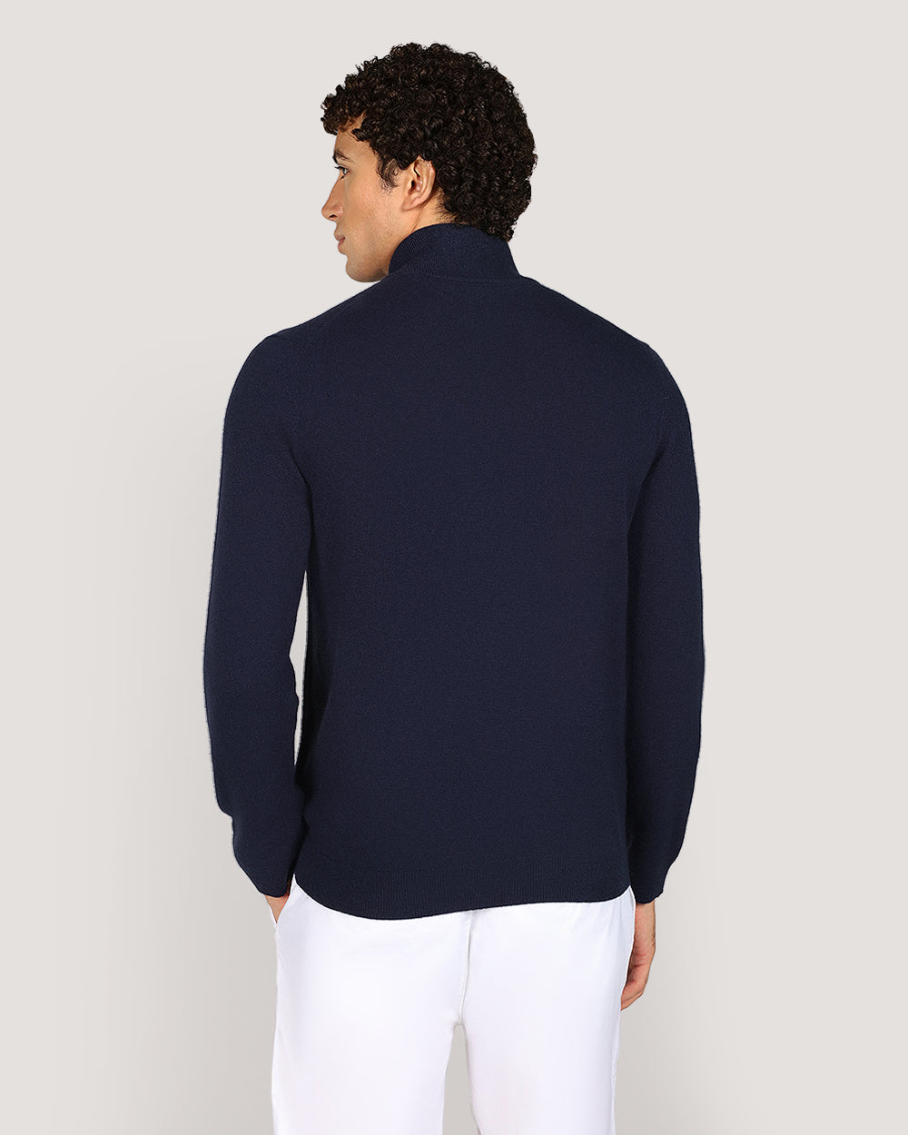 Gant Menswear Extrafe Lambswool Zip Cardigan MARINE / M