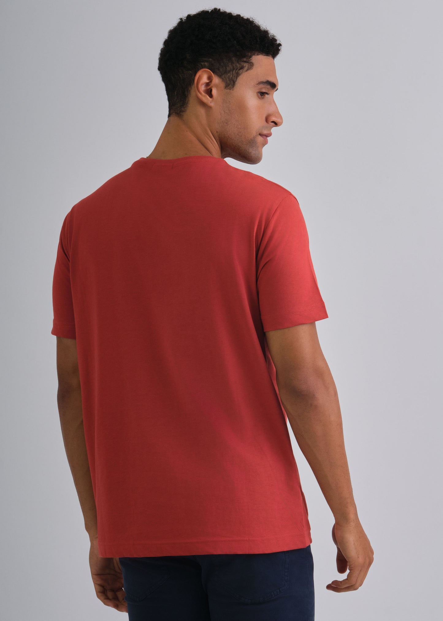 Regular Fit Shield T-Shirt Iron Red / M