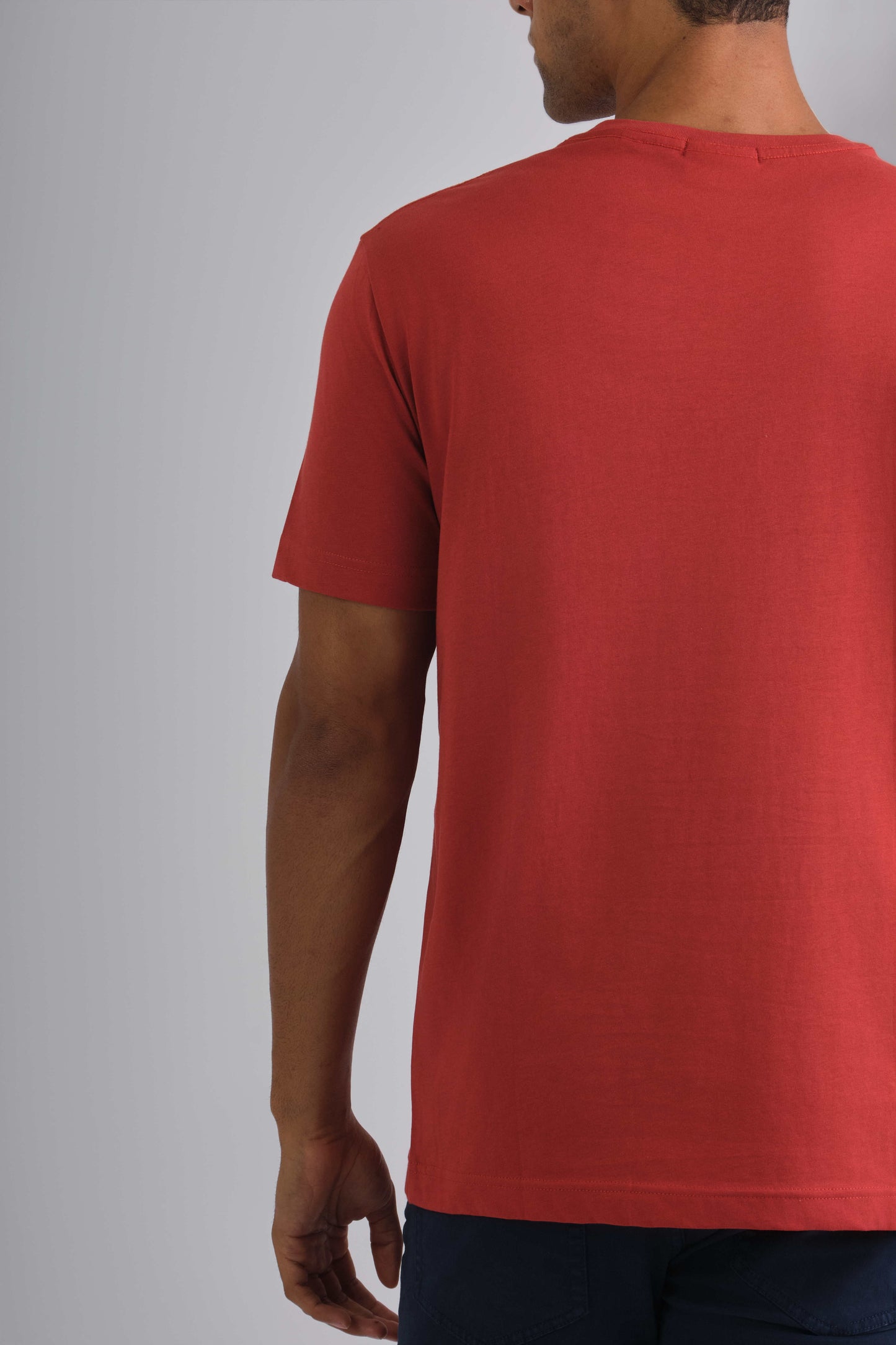 Regular Fit Shield T-Shirt Iron Red / M