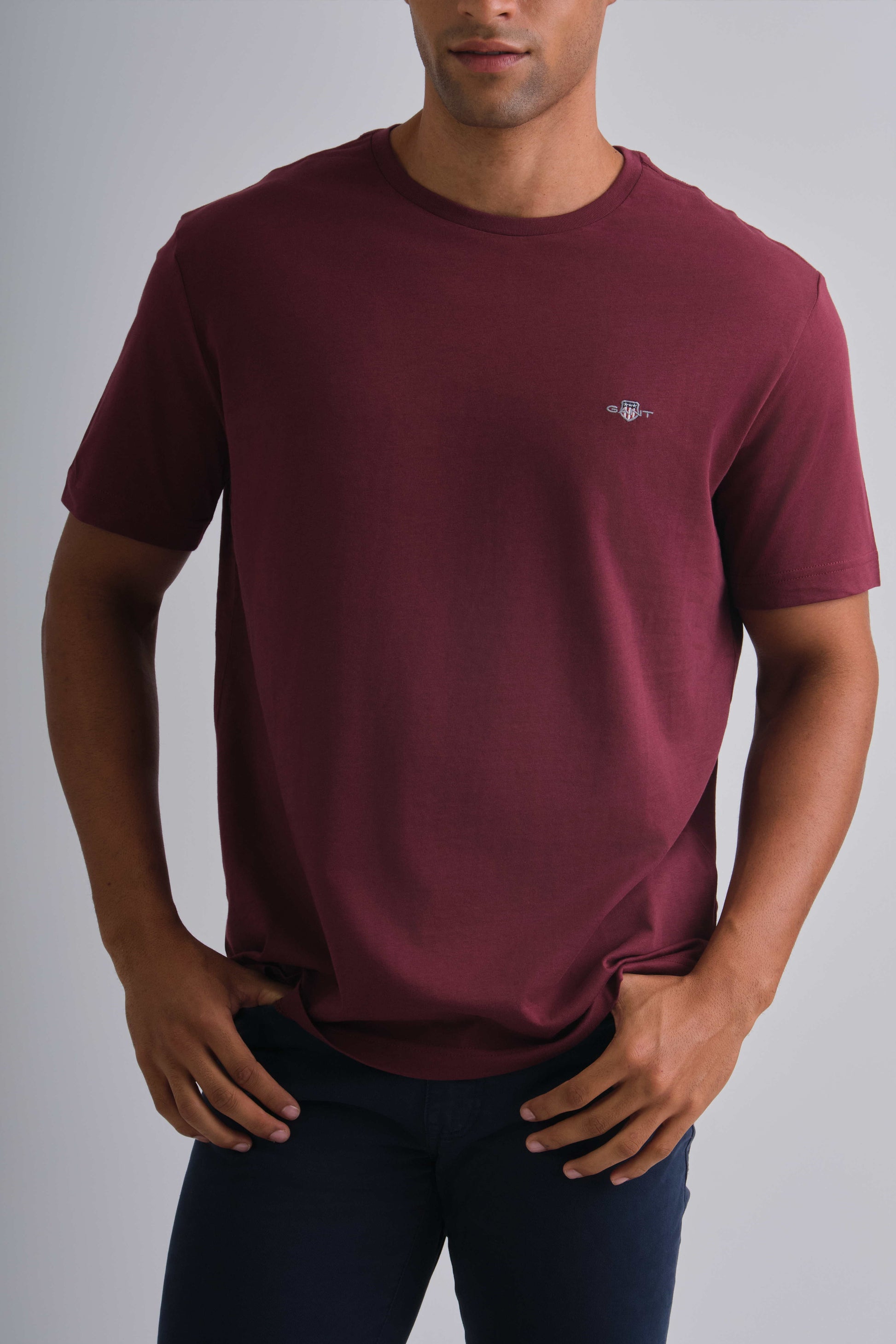 Regular Fit Shield T-Shirt Wine Red / M