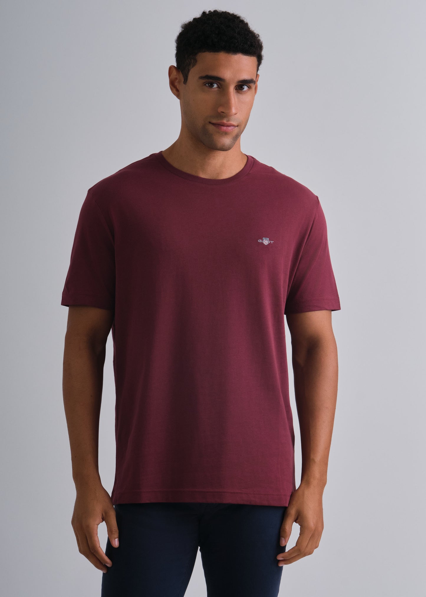 Regular Fit Shield T-Shirt Wine Red / M