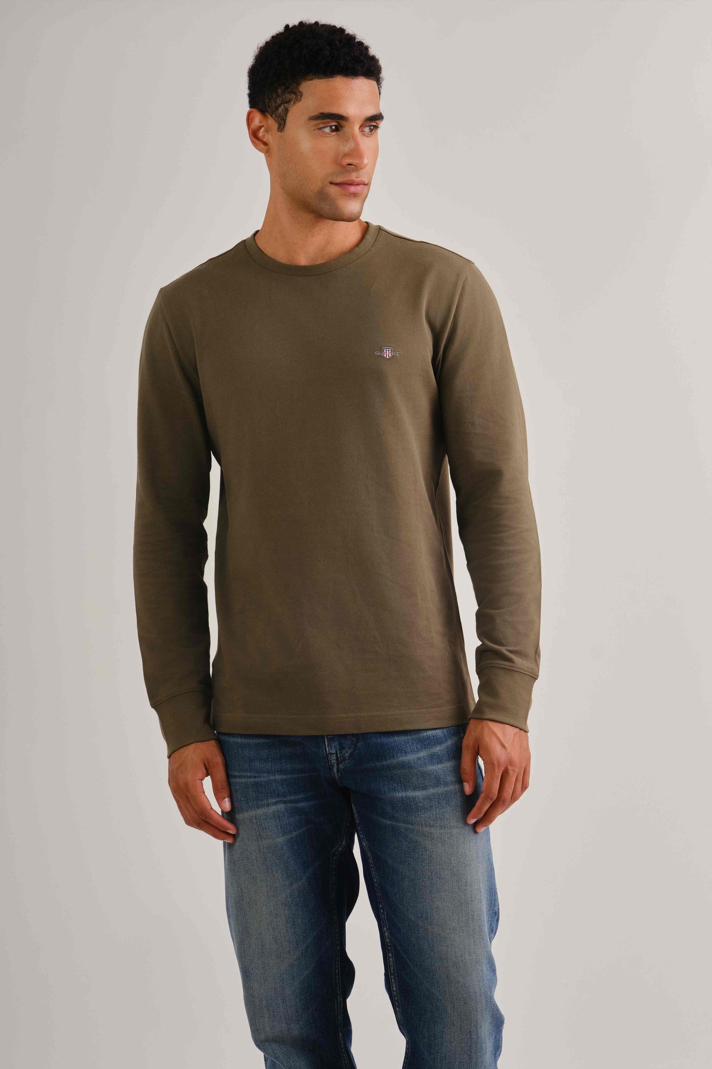 Slim Pique T-Shirt Juniper Green / M