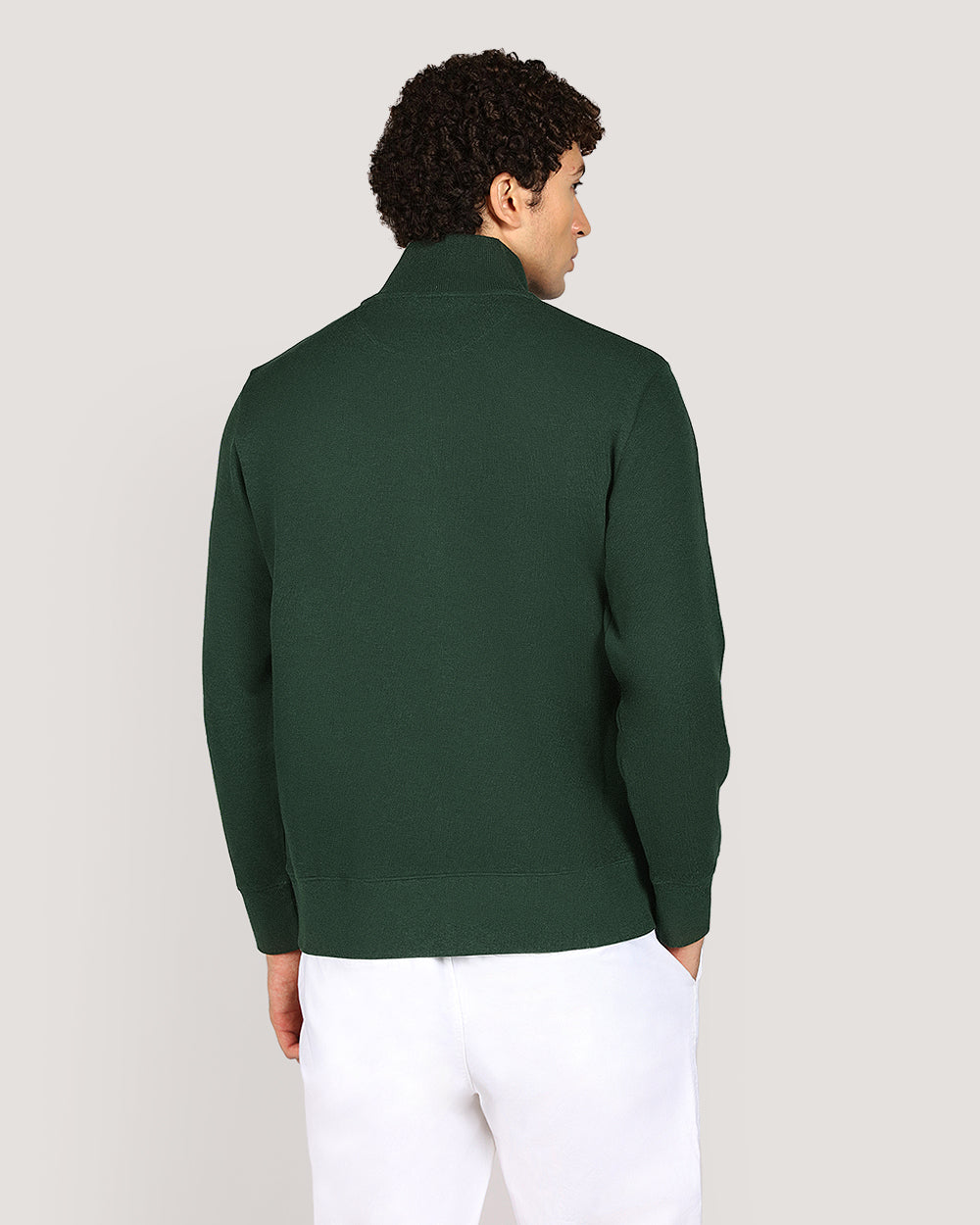Gant Sacker Rib Full Zip Cardigan For Men TARTAN GREEN / M