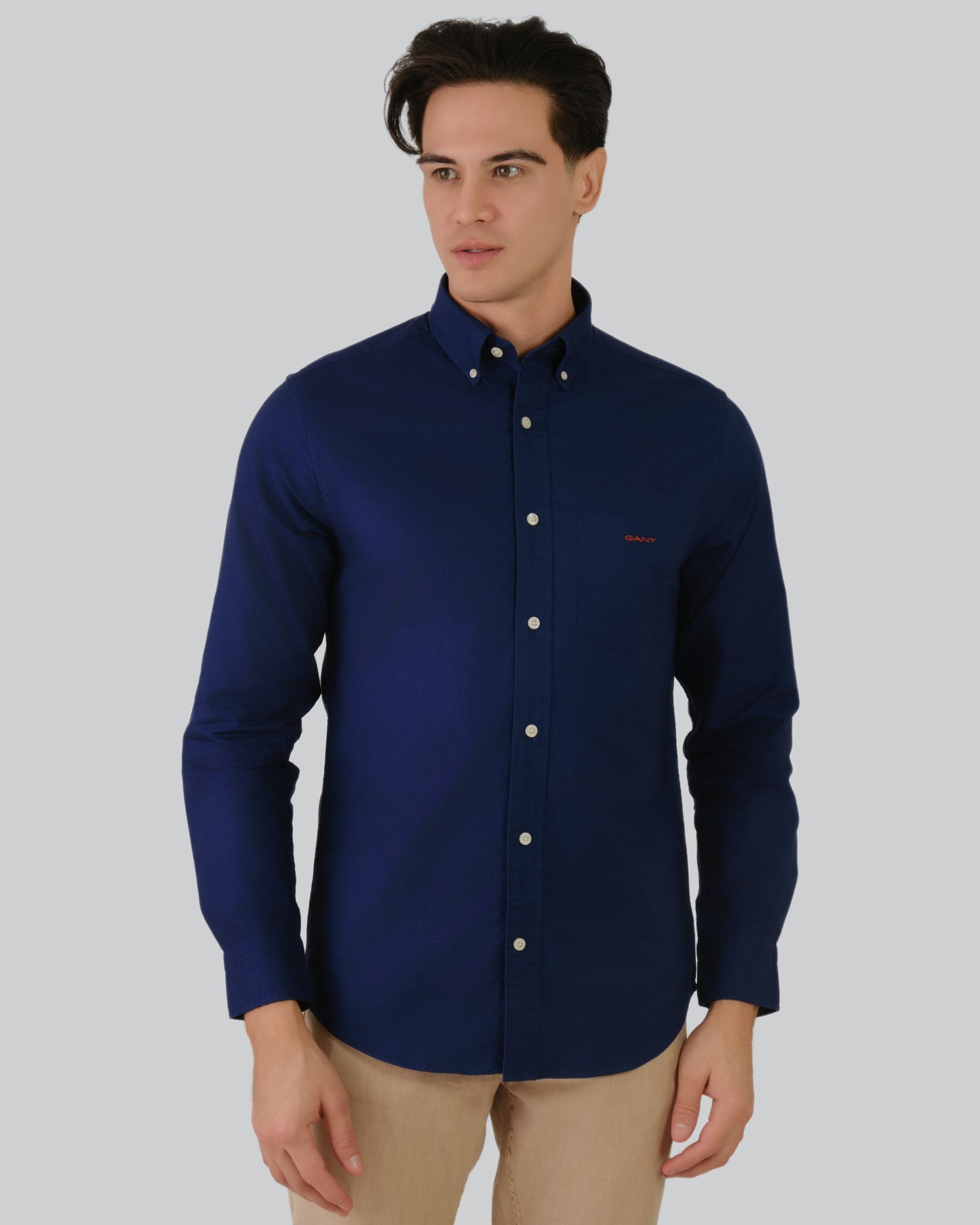 Regular Fit Beefy Oxford Shirt Persian Blue / M