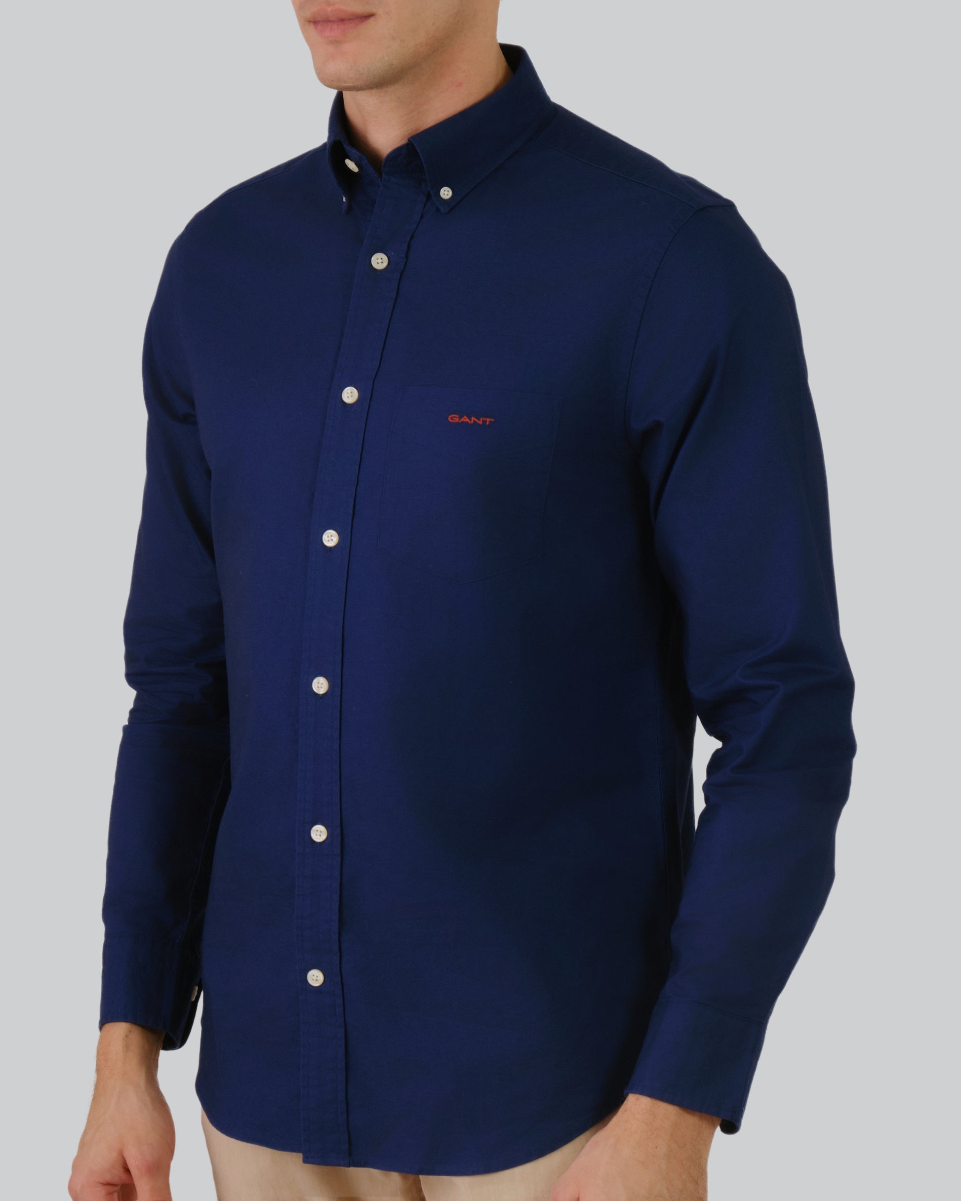 Regular Fit Beefy Oxford Shirt Persian Blue / M