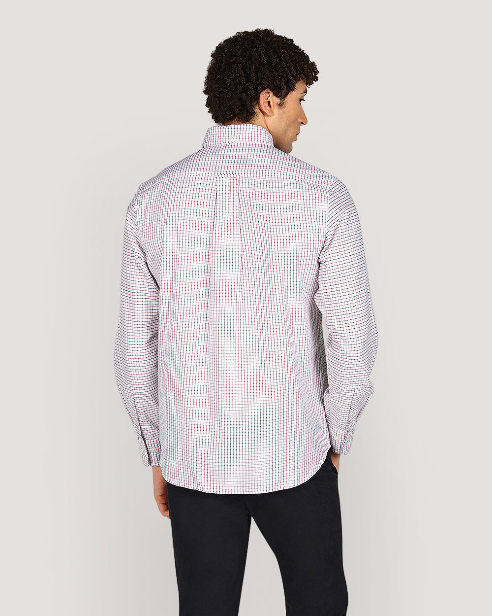 Gant Regular Classic Oxford Check Shirt For Men IRON RED / M