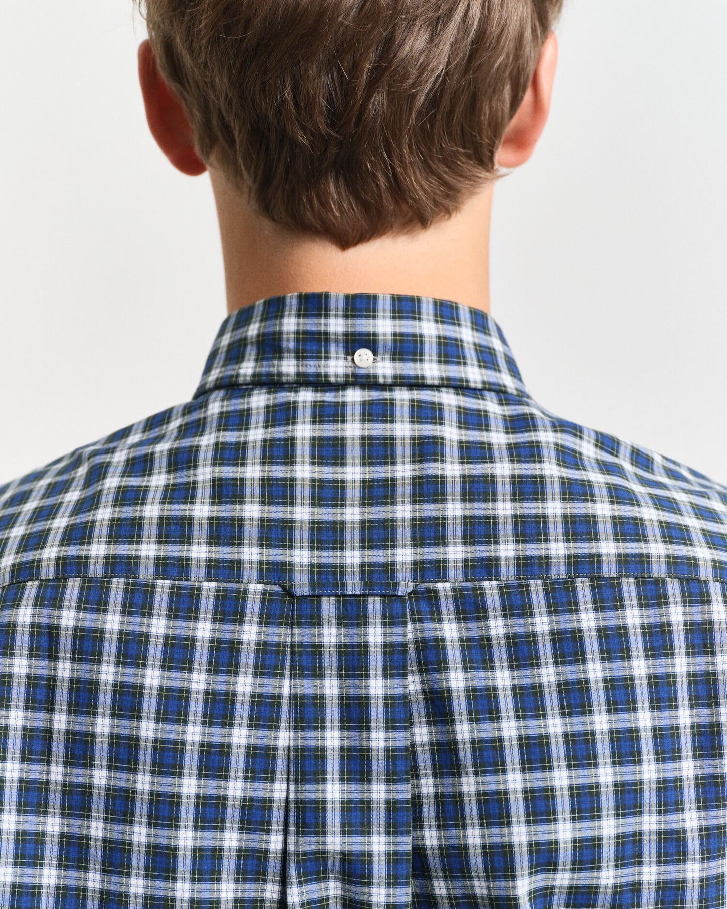 Reg Classic Poplin Tartan Shirt Blue / S