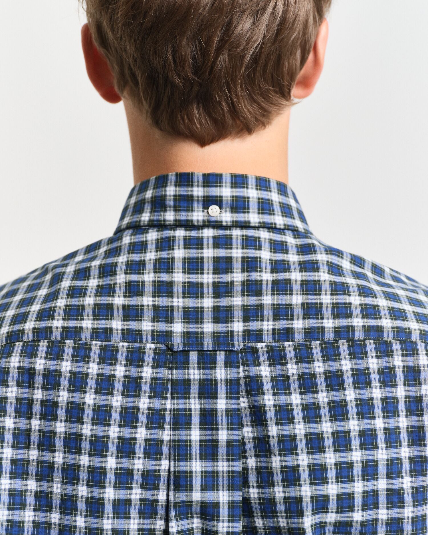 Reg Classic Poplin Tartan Shirt Blue / S