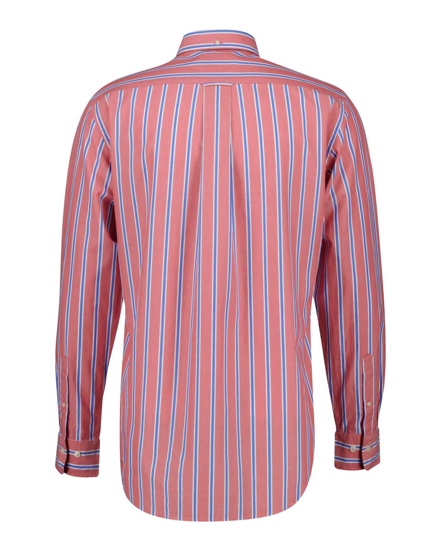 Reg Classic Poplin Stripe Shirt STRONG CORAL / XS