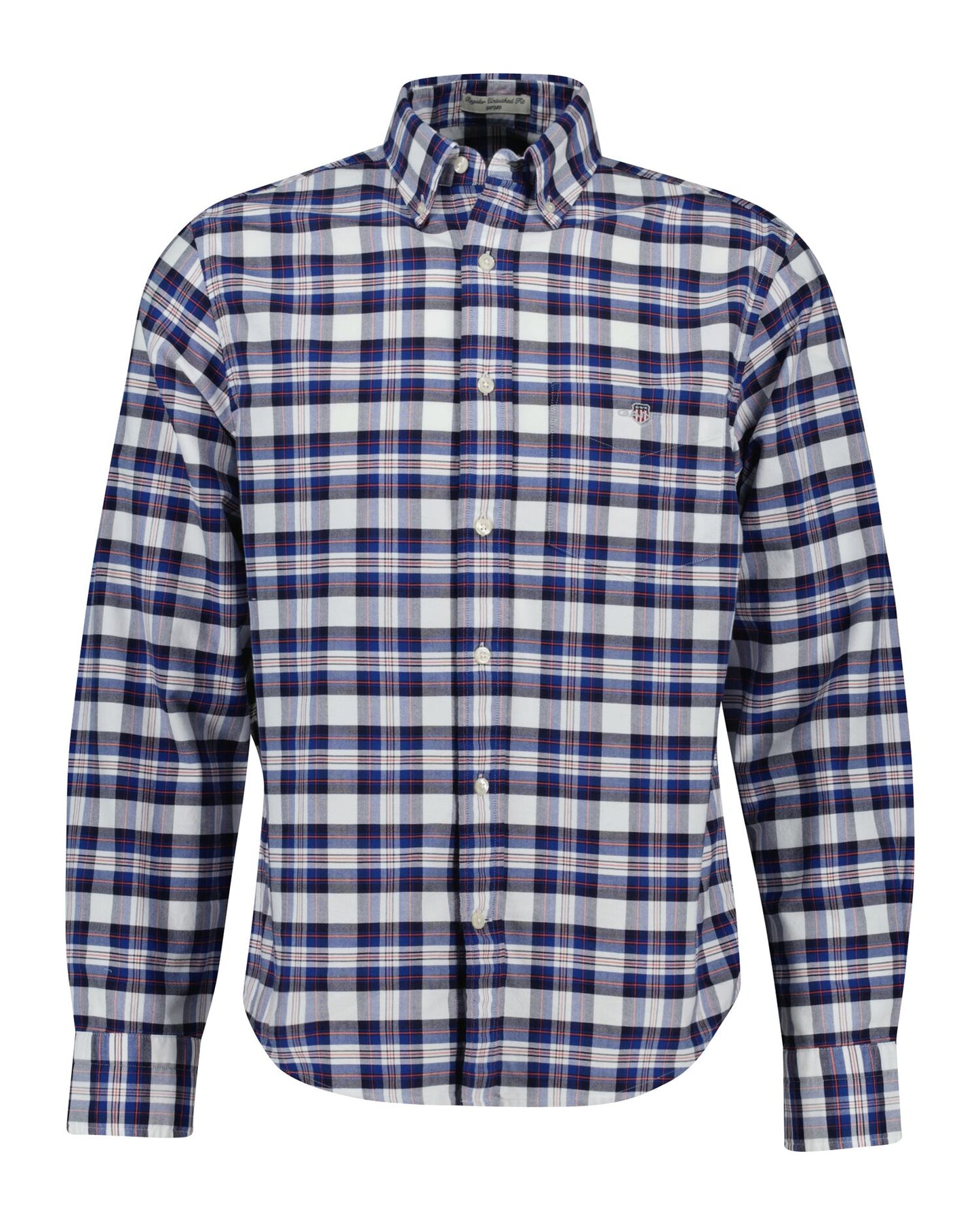 Reg Classic Oxford Check Shirt White / S