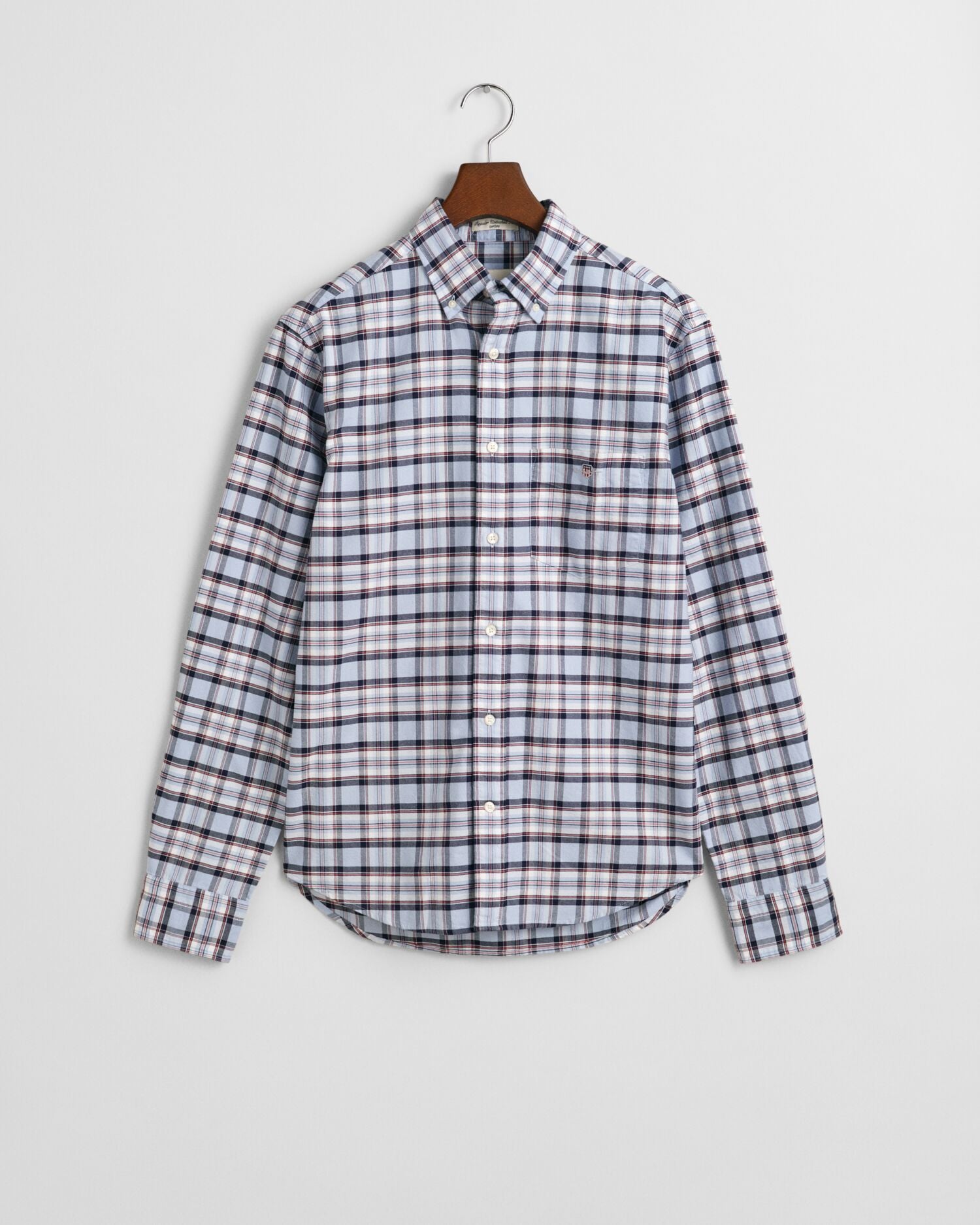 Reg Classic Oxford Check Shirt Blue / S