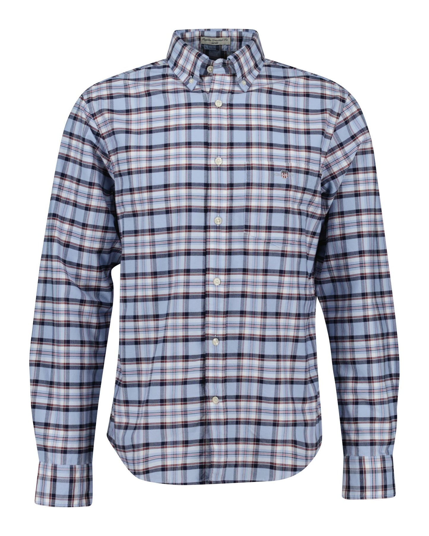 Reg Classic Oxford Check Shirt Blue / S