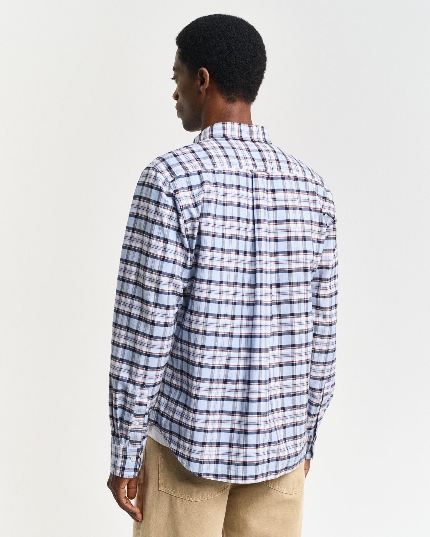 Reg Classic Oxford Check Shirt Blue / S